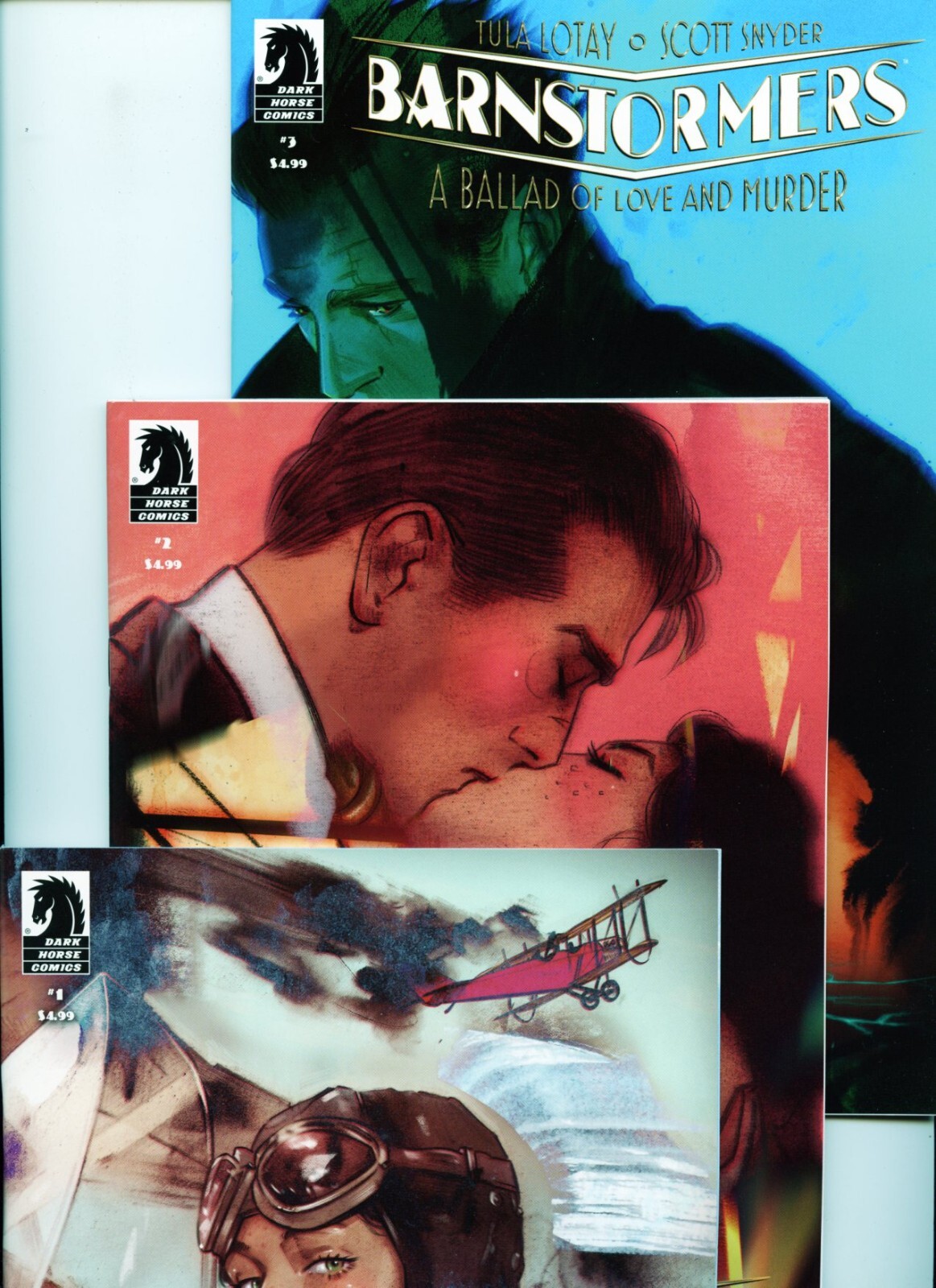 Barnstormers #1 -3 Dark Horse Lot of 3 Comics Scott Snyder V