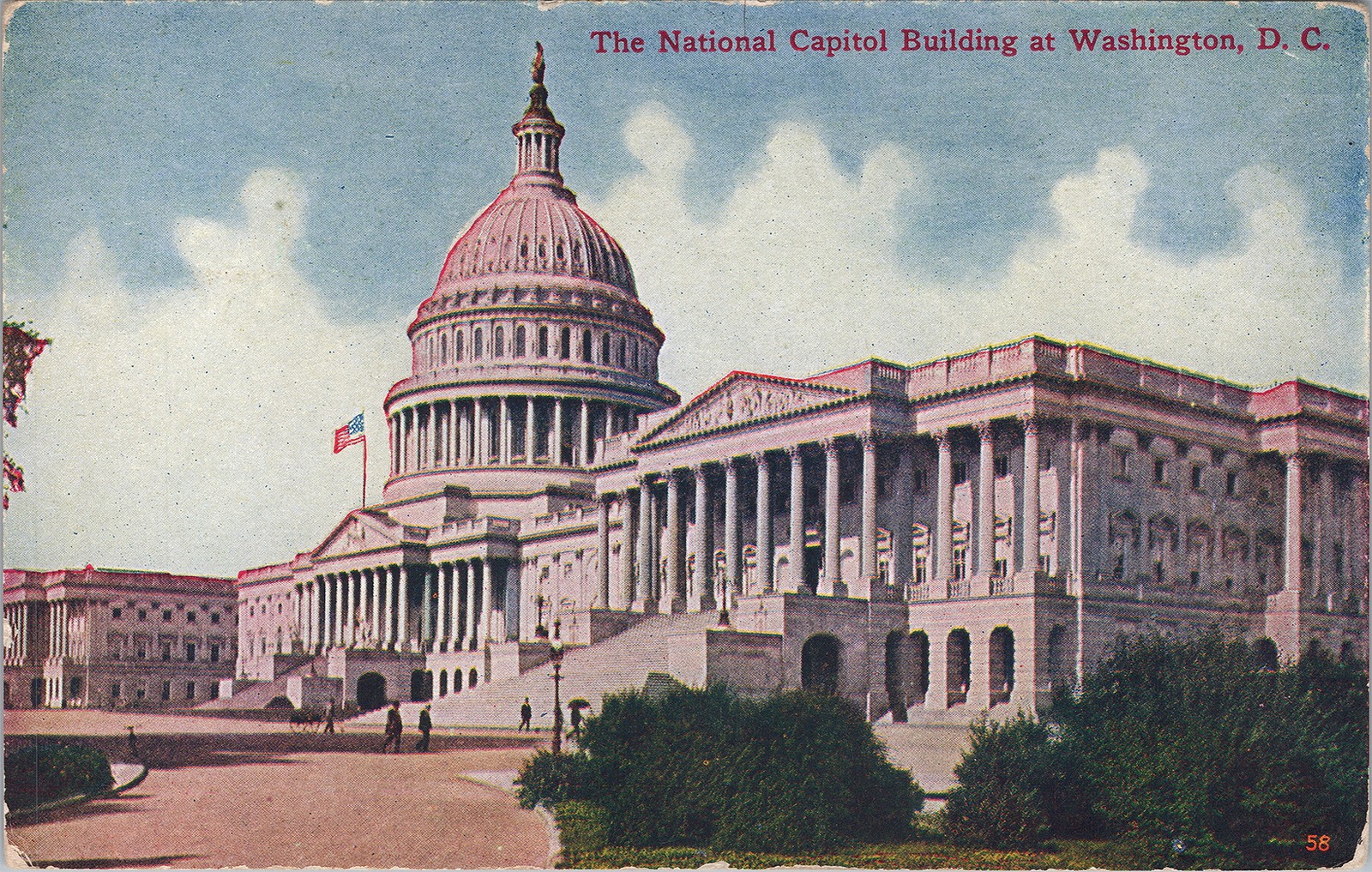 Undivided Back Postcard Washington DC US National Capitol Building