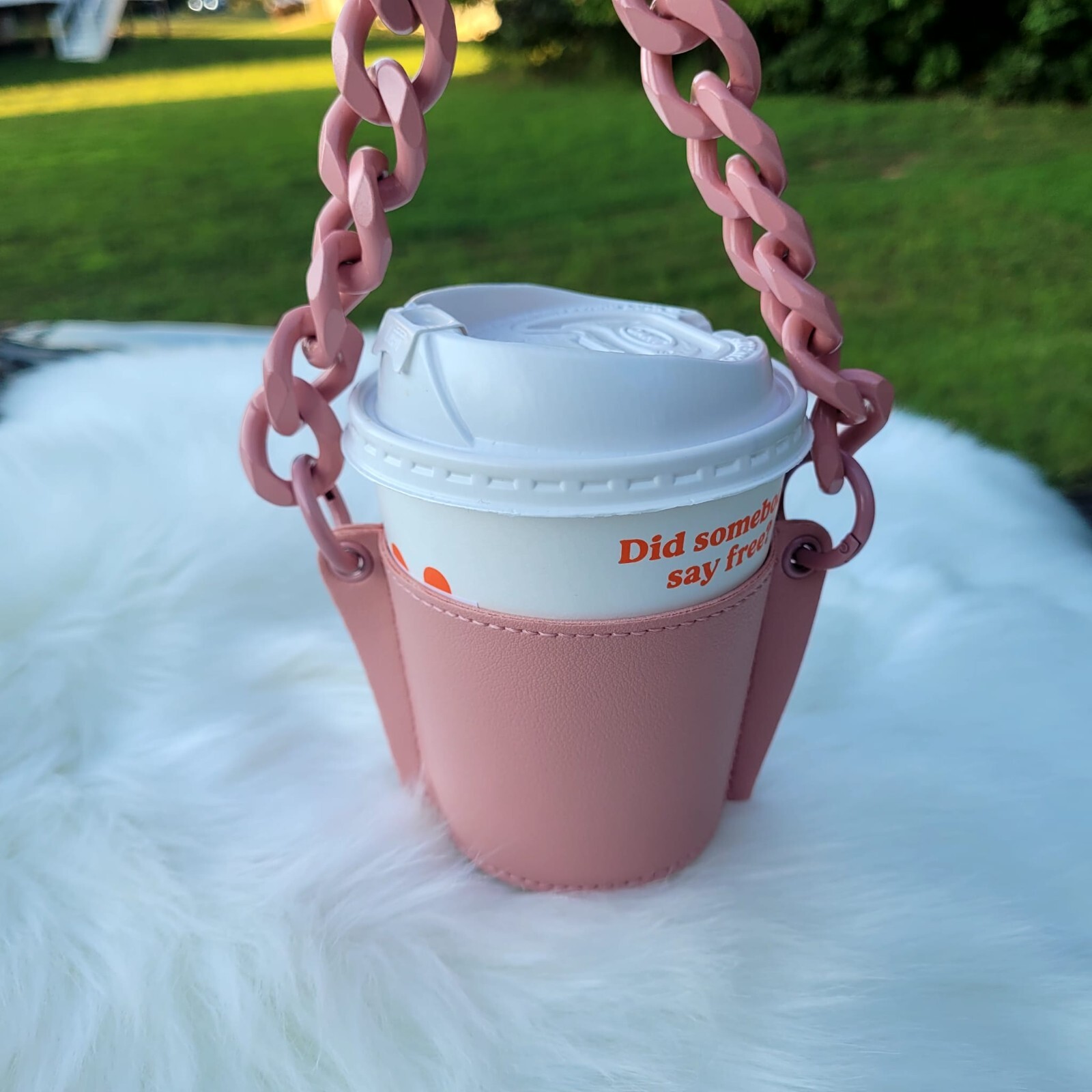 Cup Sleeves for Cold Drinks Reusable Cup Sleeve with Strap