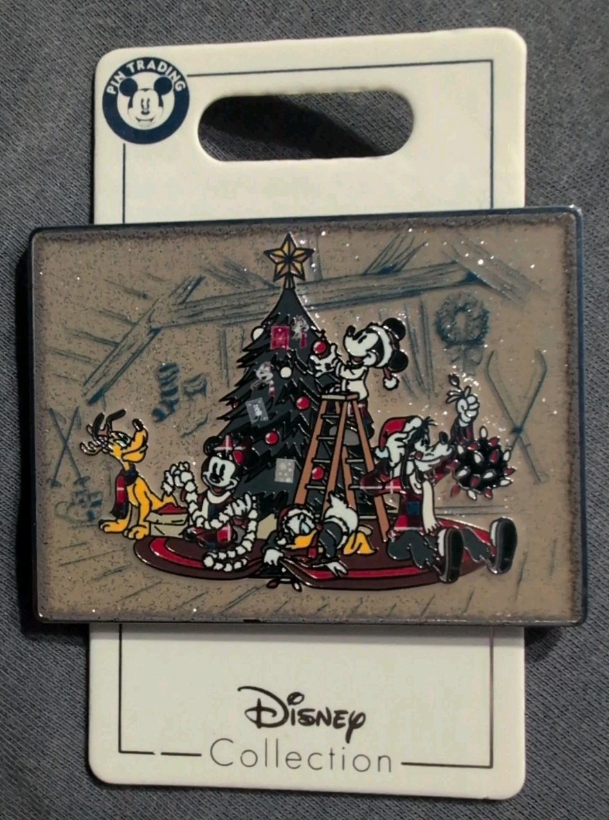 Mickey Minnie Mouse Donald Goofy Pluto Fab 5 Christmas Tree Disney Pin NEW NoC!!
