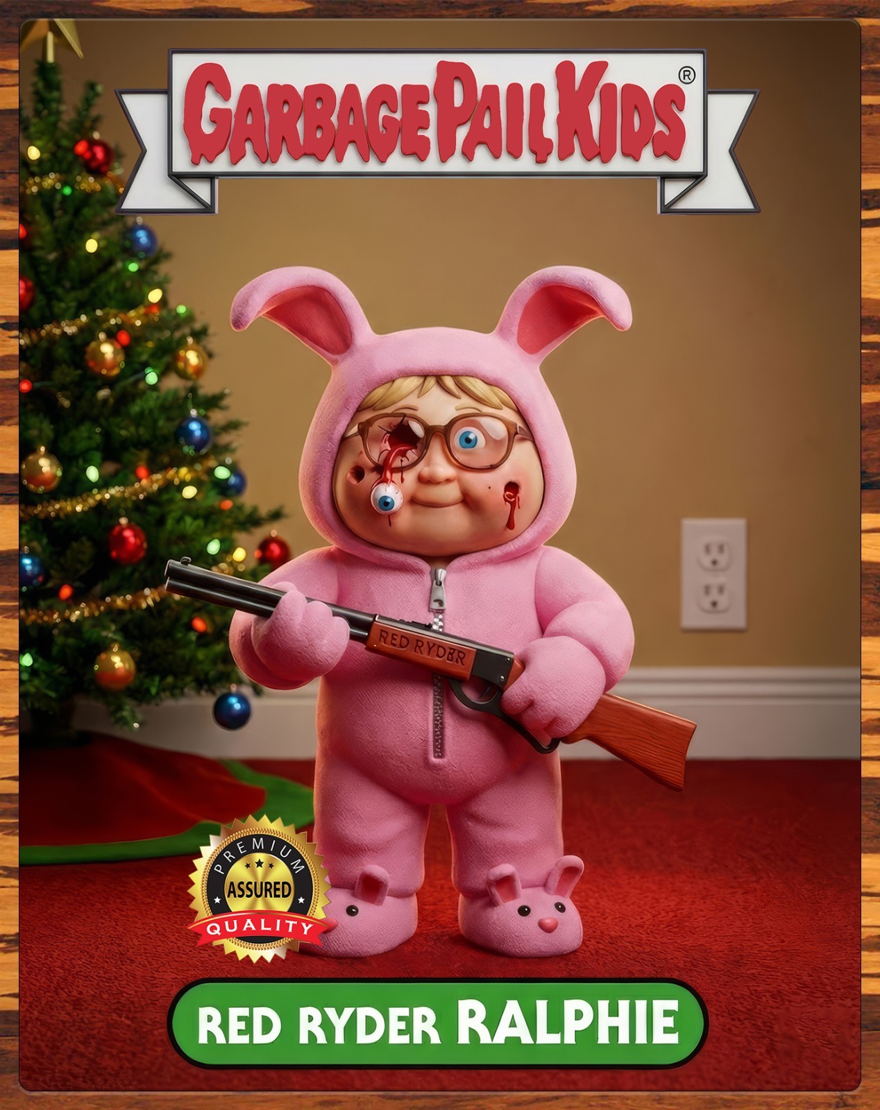 Garbage Pail Kids – RED RYDER RALPHIE – Premium Aluminum Metal Sign – 11 x 14