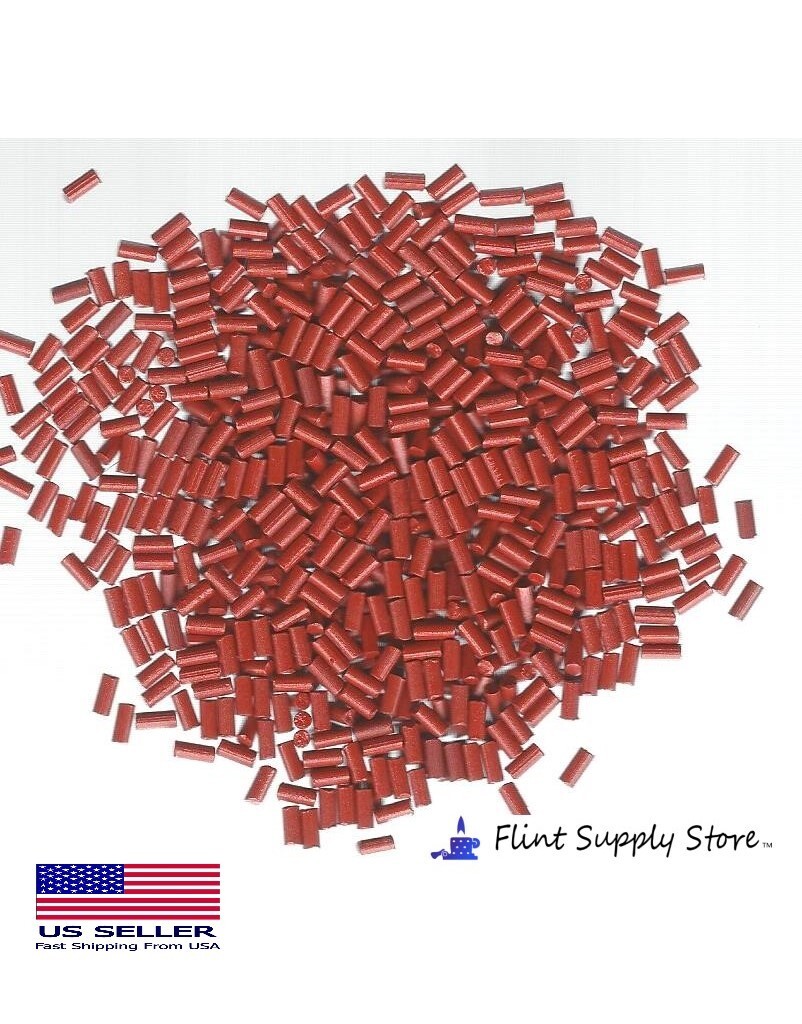 20 Lighter Flints Red Fits Ronson Zippo Lighters & more, Ships via USA