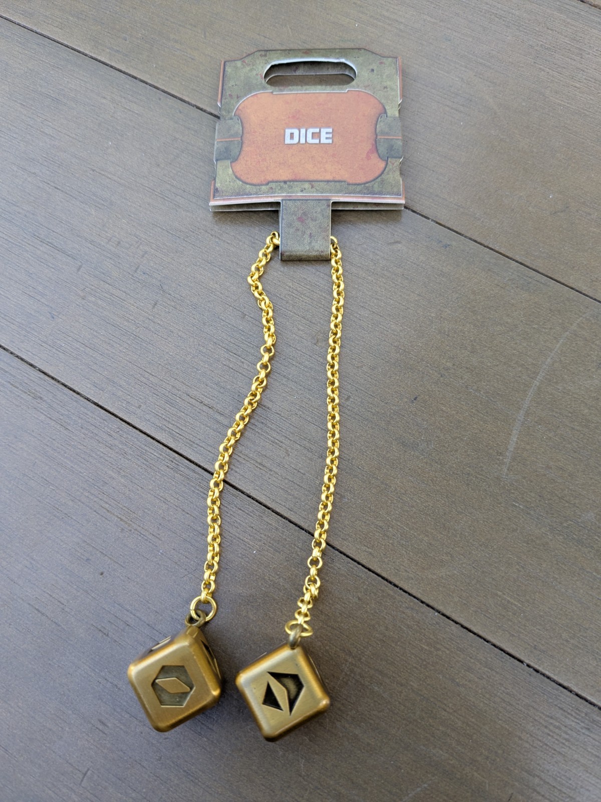 Disney Star Wars Galaxy’s Edge Han Solo Gold Dice Millennium Falcon Lucky Charm