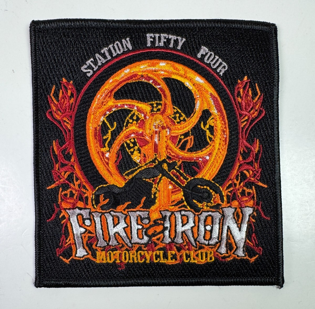 Fire Iron Motorcycle Club Station Fifty Four Patch
