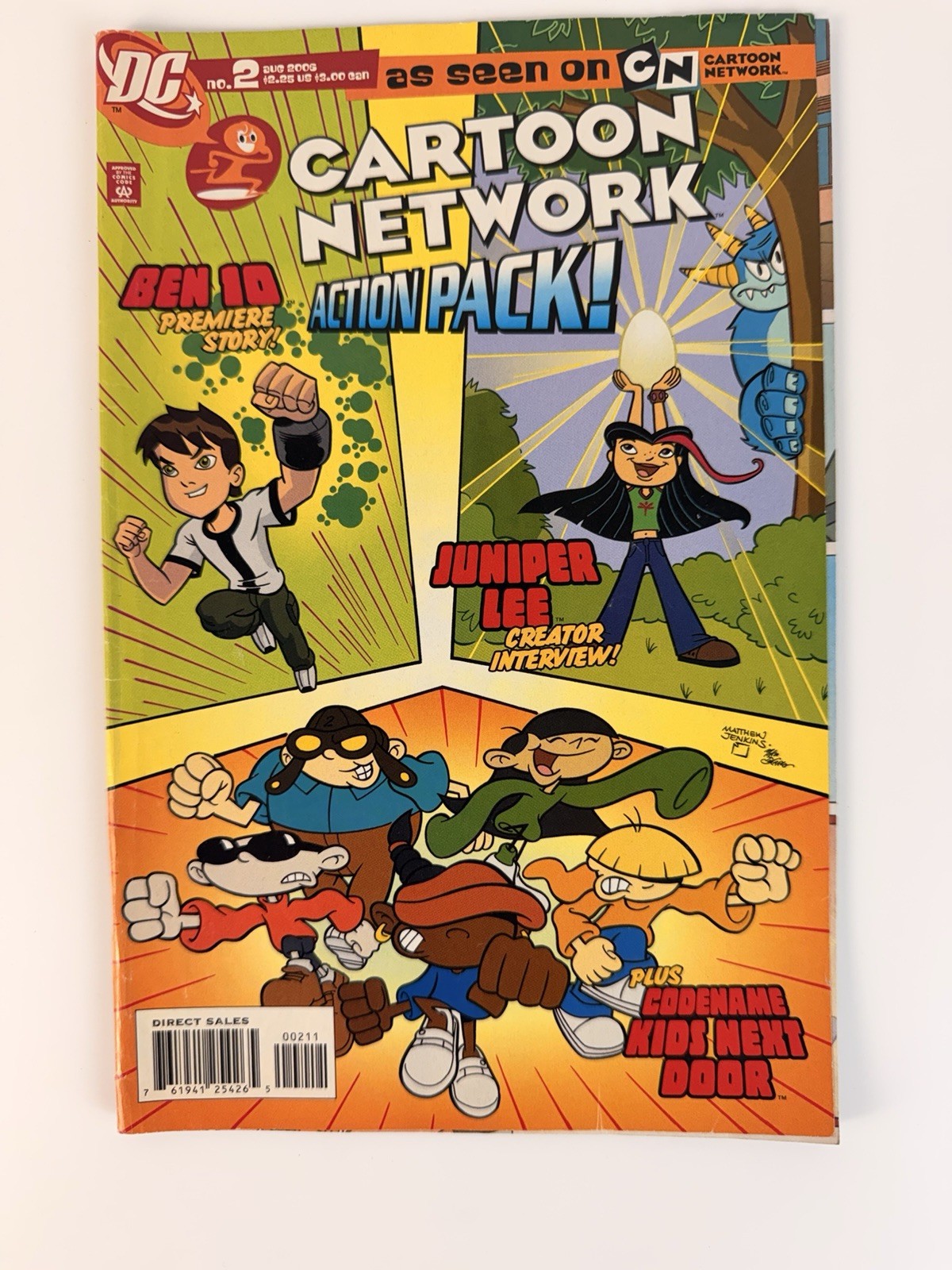 Cartoon Network Action Pack #2 2006 DC Comics 1st App