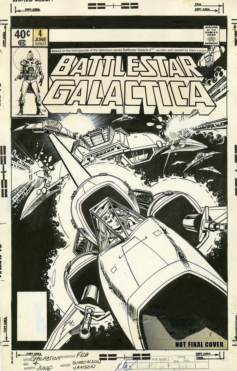 Walter Simonson BATTLESTAR GALACTICA STANDARD Edition Dynamite Comics NIP SEALED