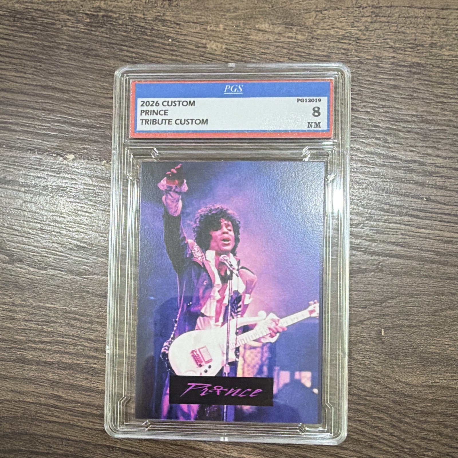 2026 Custom Prince Tribute Trading Card PGS 8 Graded PG12019