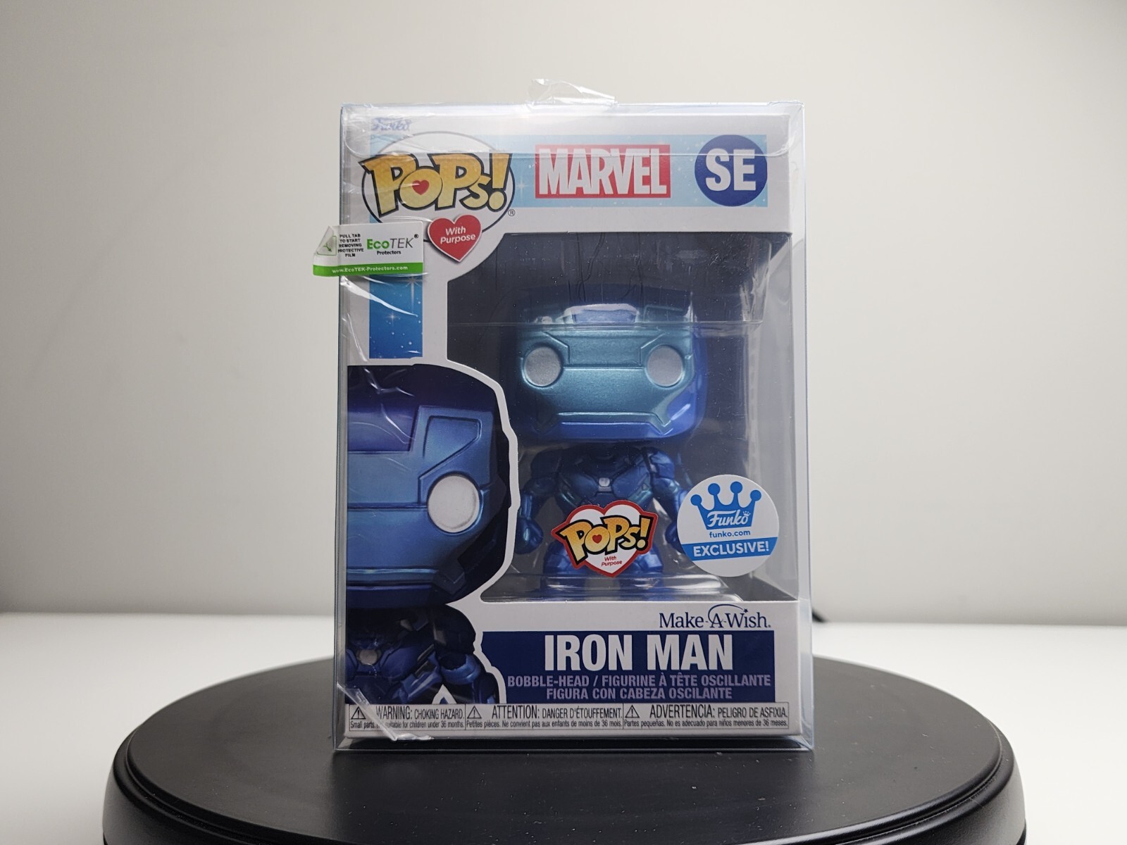 Funko Pop IRON MAN SE Bobble-Head Make-A-Wish Exclusive Figure