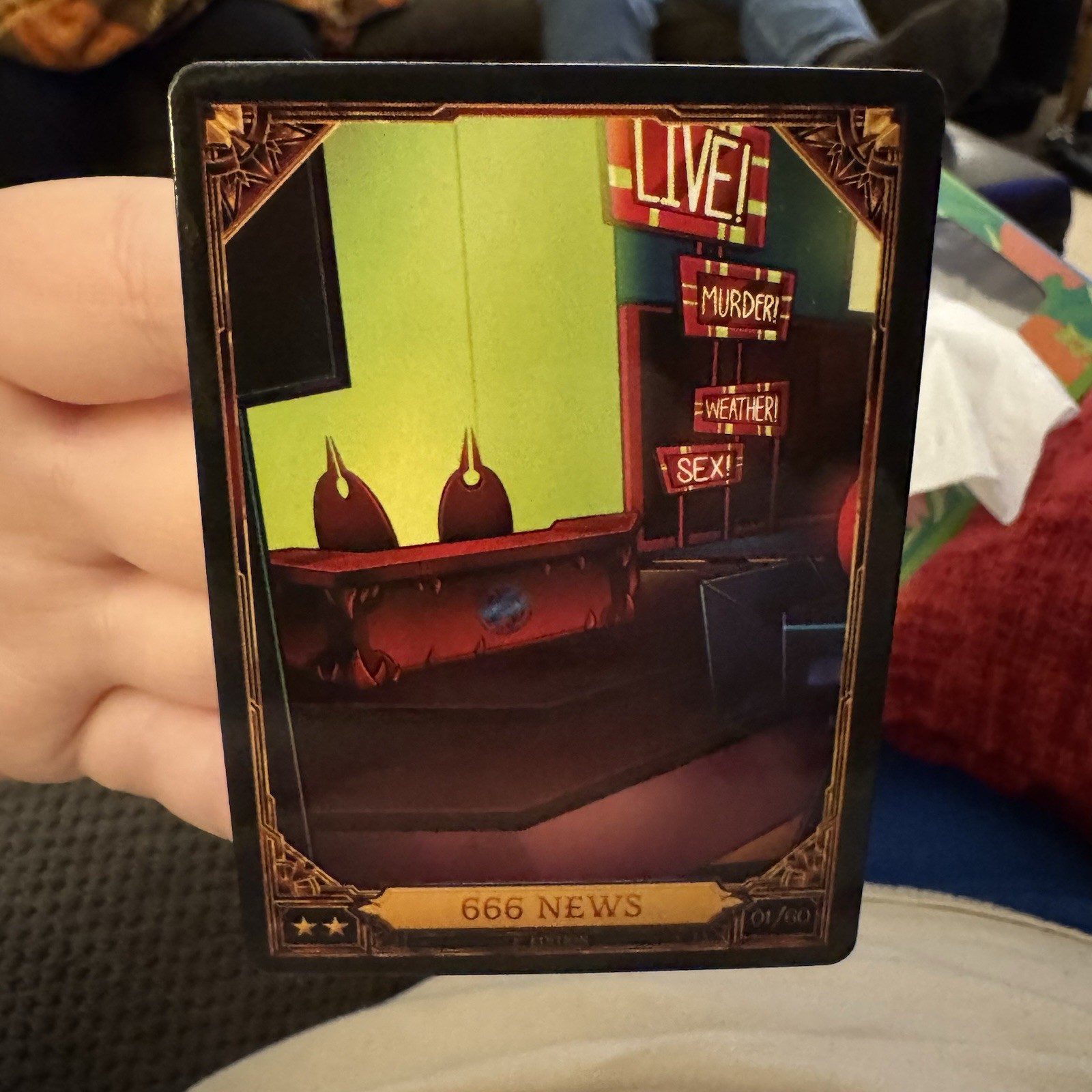 Hazbin Hotel 666 News 1st Edition Trading Card Season 2 #01/60