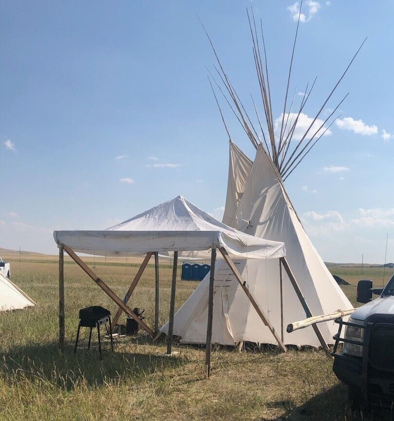 Custom Tipi in Canvas Authentic Native American Camping Lodge with or w/o liners