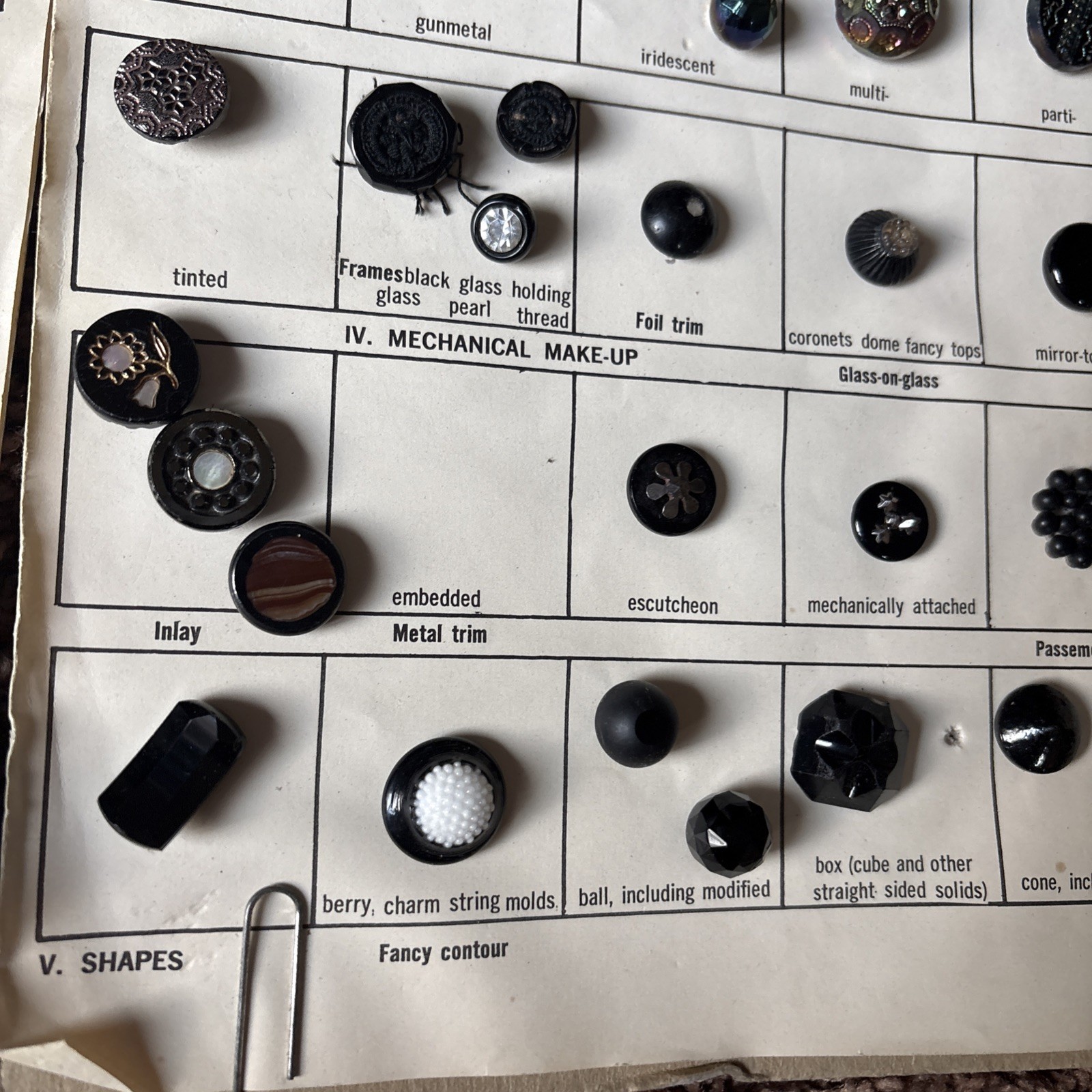 Vintage Buttons As Pictured