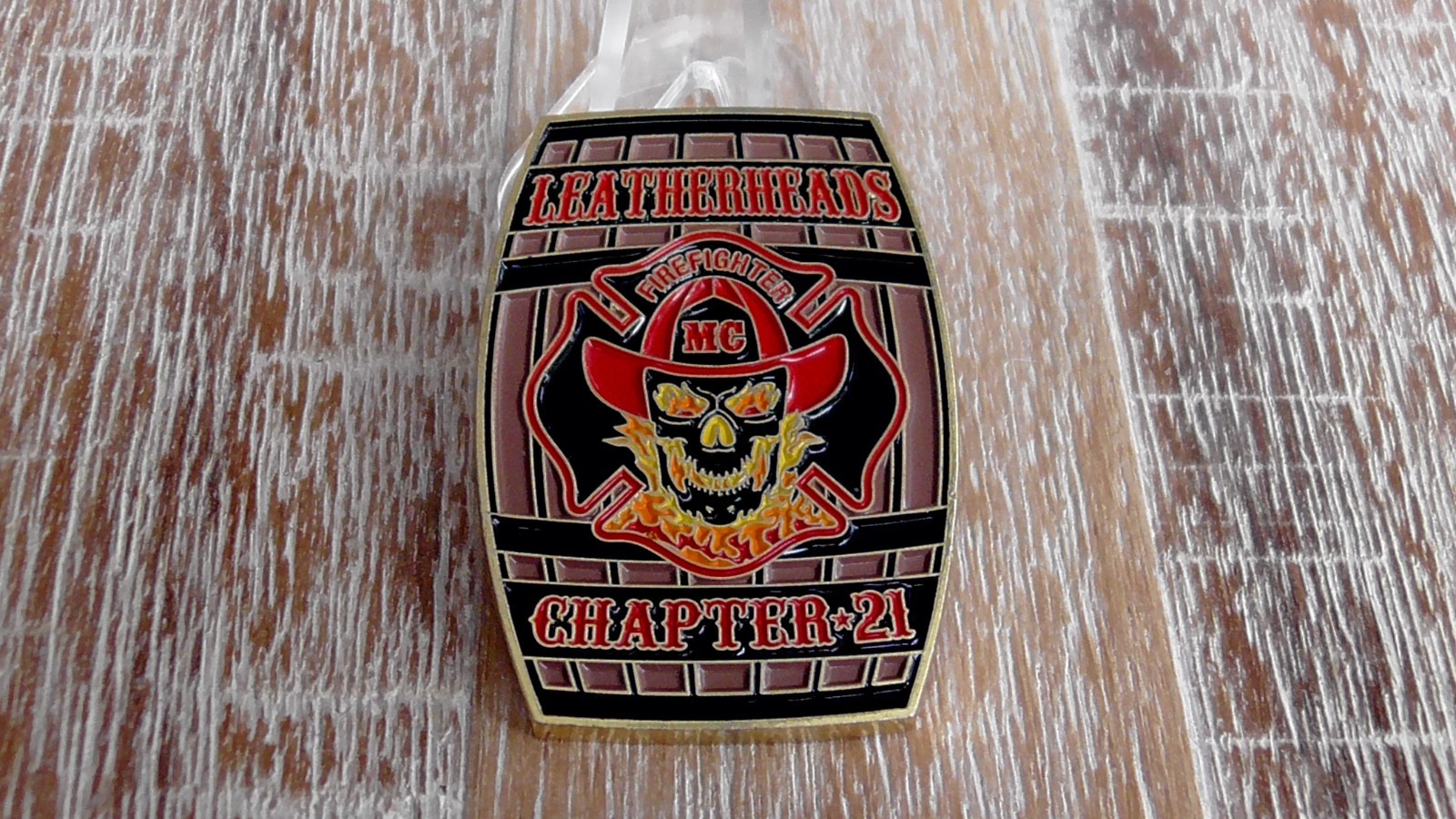 Leatherheads Firefighter MC 2018 National Rally Challenge Coin #E833