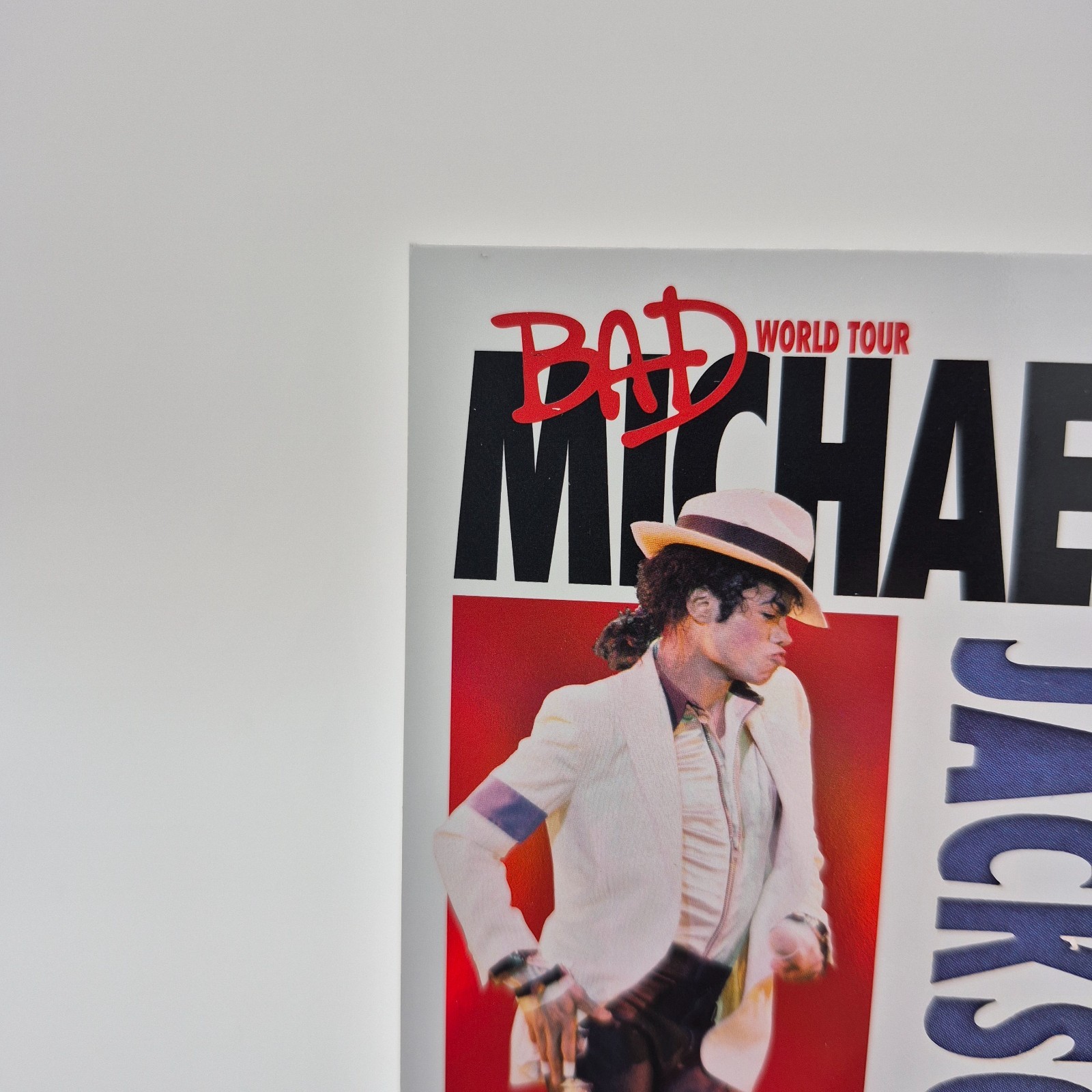 Hee Hee! 2025 Keepsake Premiere MJ Bad Tour Red #278 Relic /87
