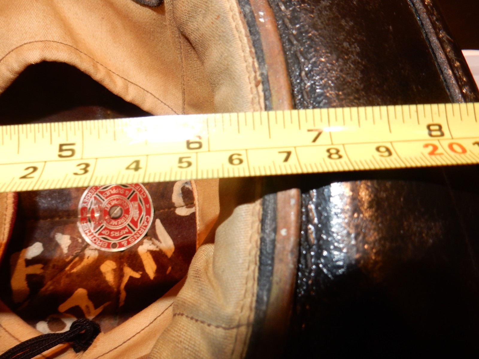 ANTIQUE Fireman’s Hat