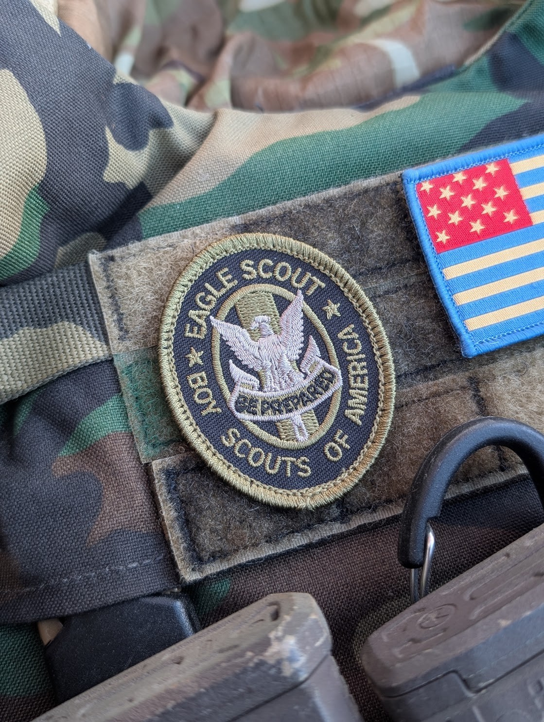 Eagle Scout Patch In Subdued Tactical Colors: Morale Patch, Original