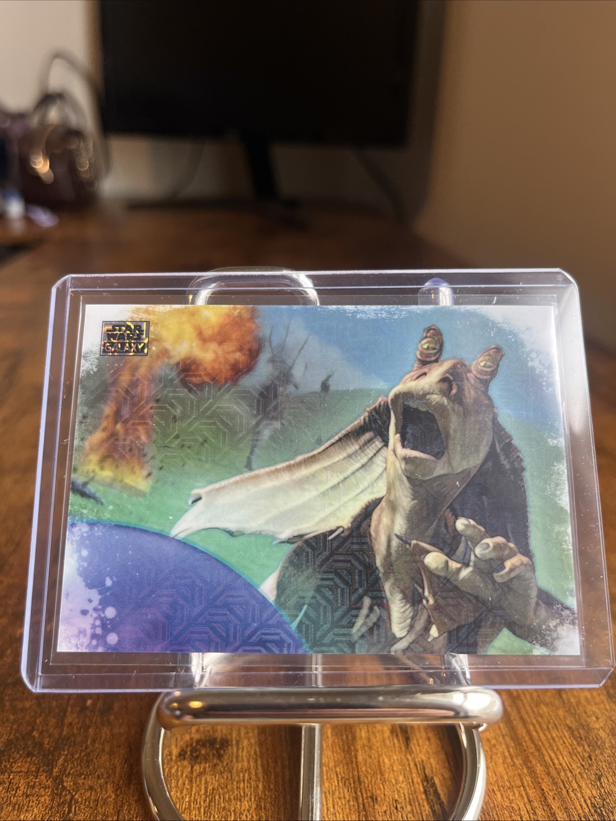 2025 Topps Chrome Star Wars Jar Jar Binks /50 Mojo Refractor