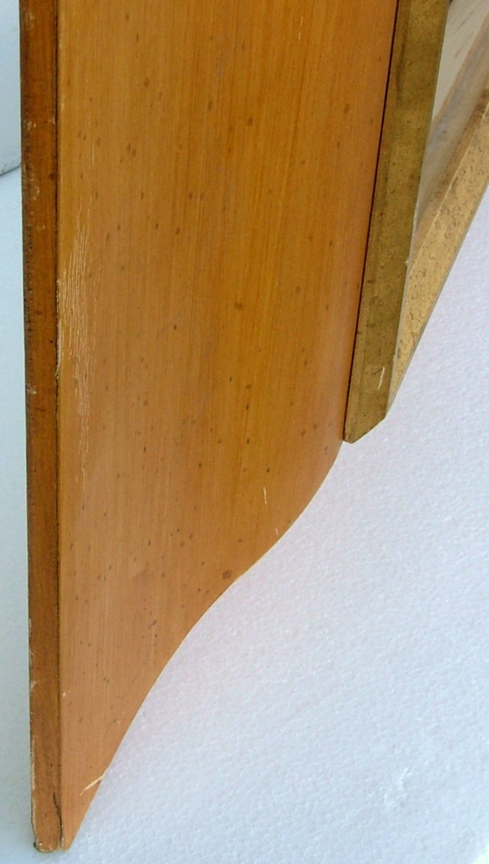 FRAME CONTEMPORARY REVERSE COVE SOLID WOOD FITS 36″ x 24″ SPECTACULAR 6″ RAILS