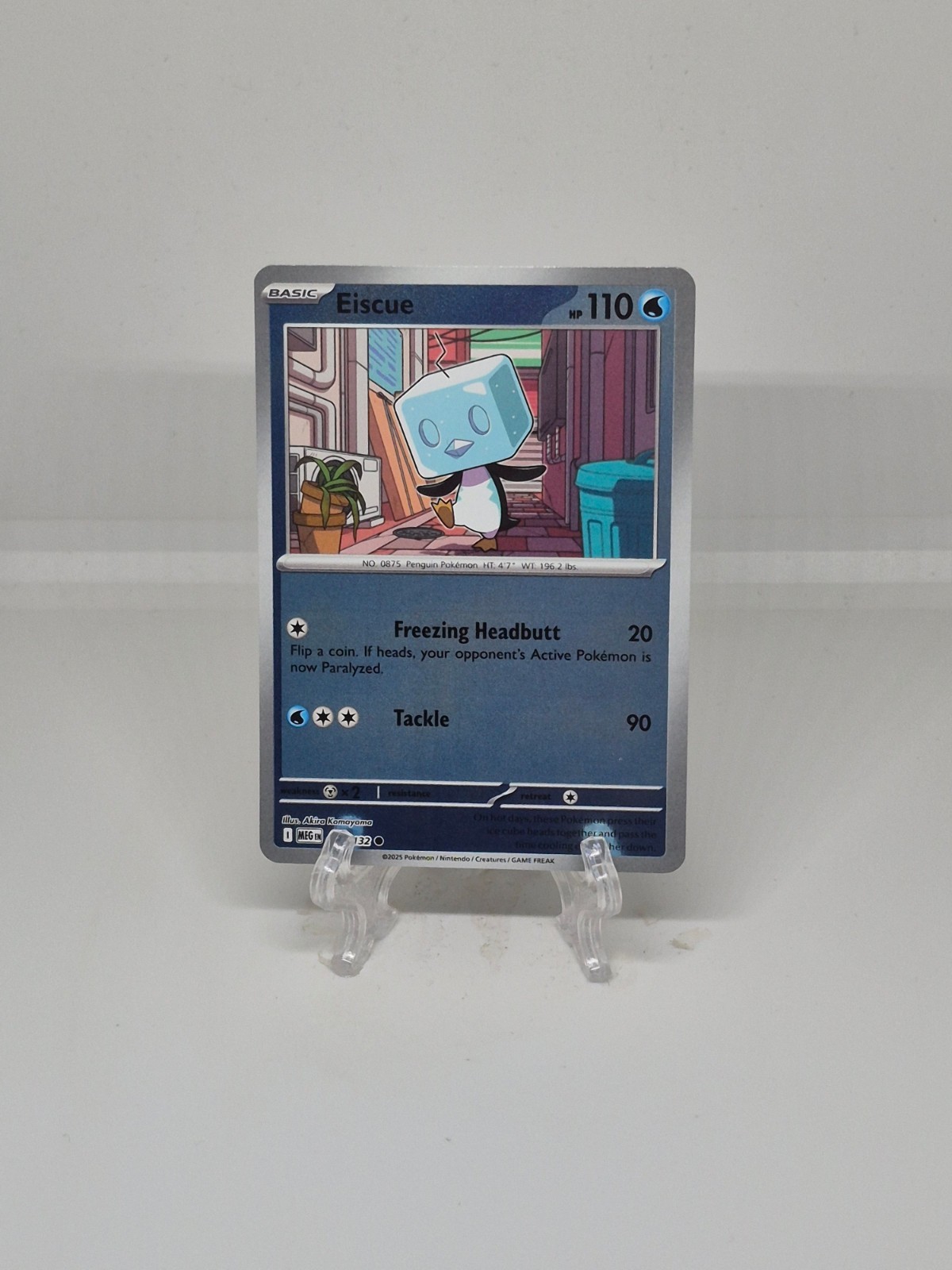 044/132 EISCUE | COMMON REVERSE HOLO | MEGA EVOLUTIONS POKEMON CARD
