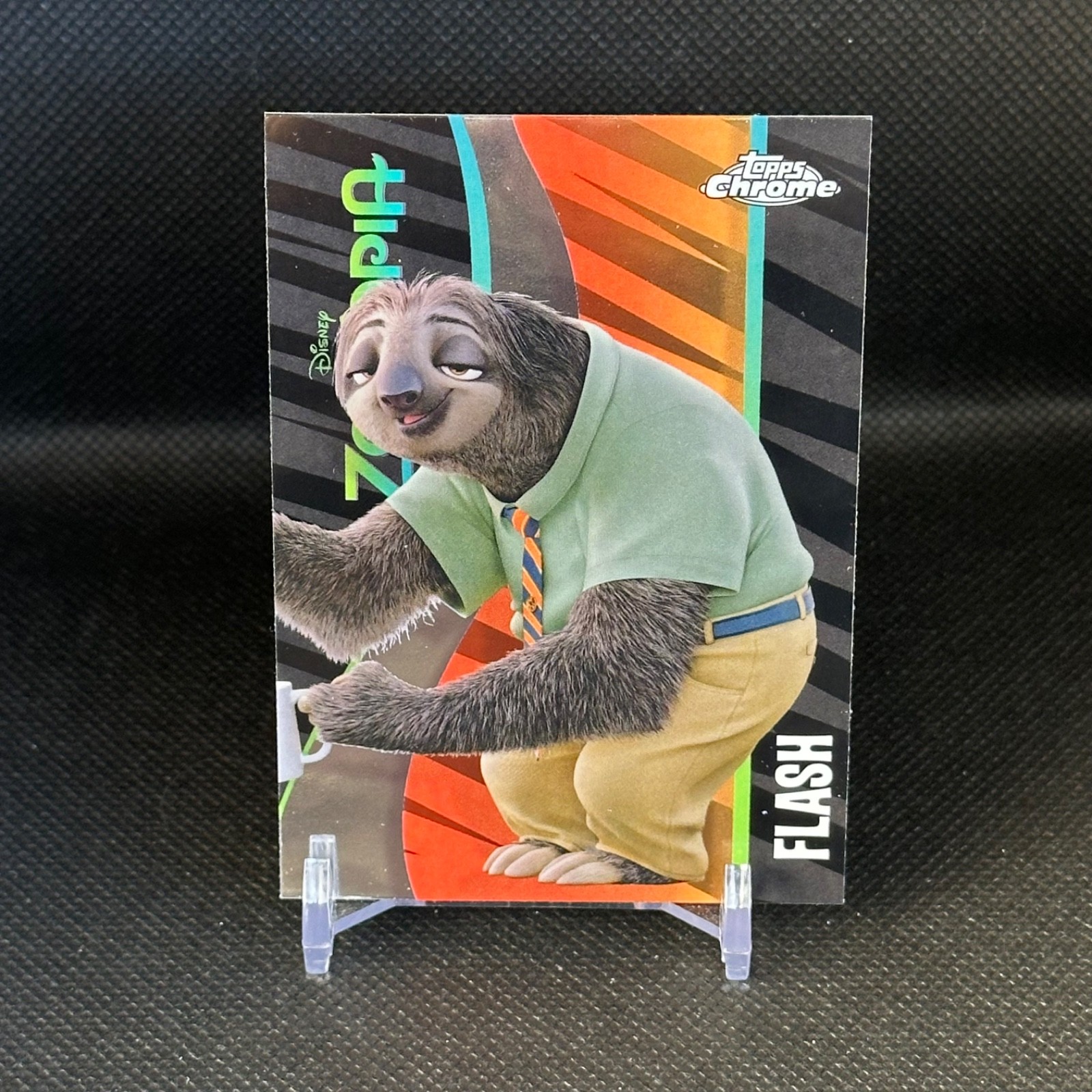 Flash Three-Toed Sloth #ZI-6 Zootopia Insert – 2025 Topps Chrome Disney