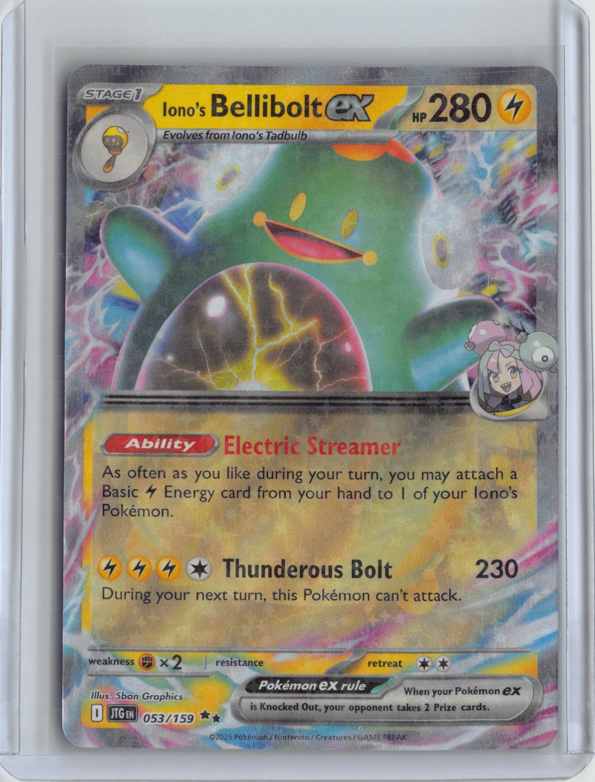 SV09: Journey Together #053/159 Iono’s Bellibolt ex