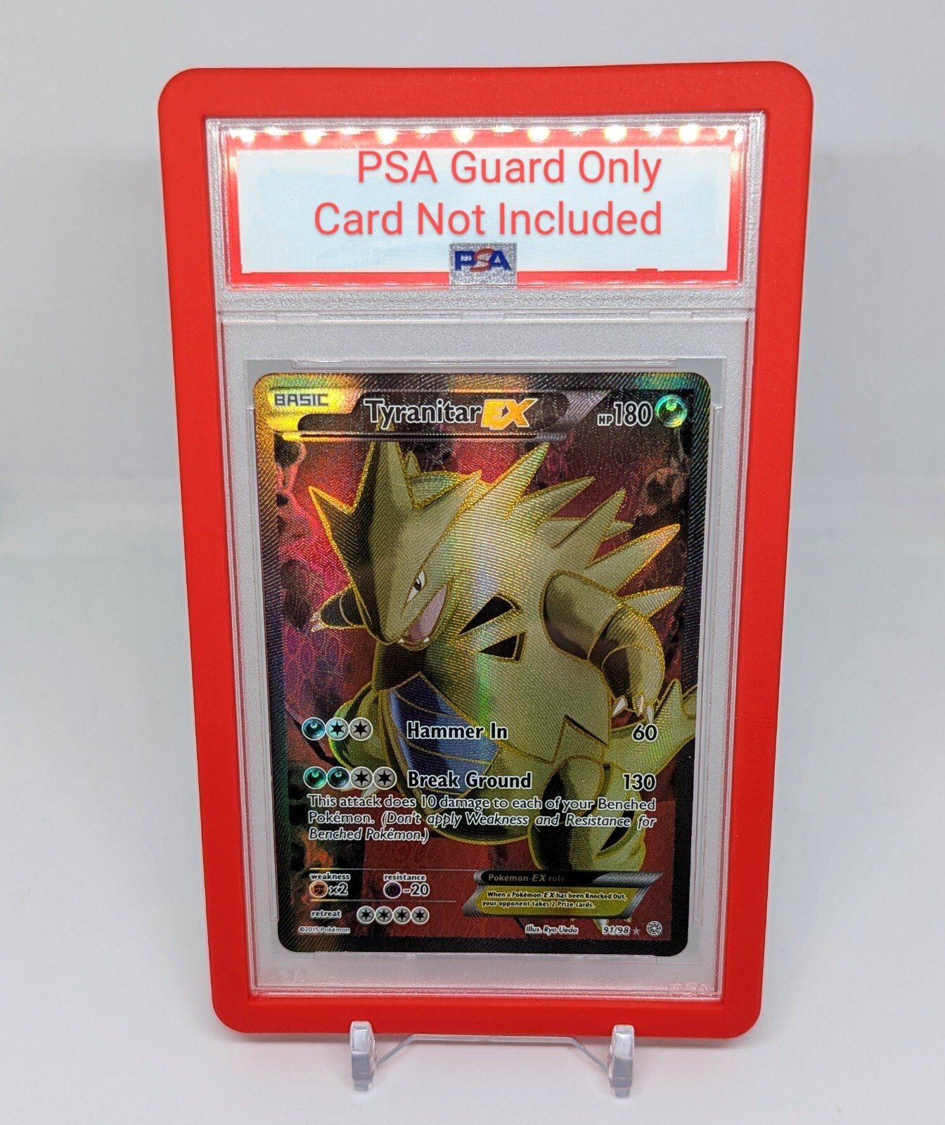 PSA Graded Slab Bumper Case – Red, White, Orange, Purple, Black, Yellow