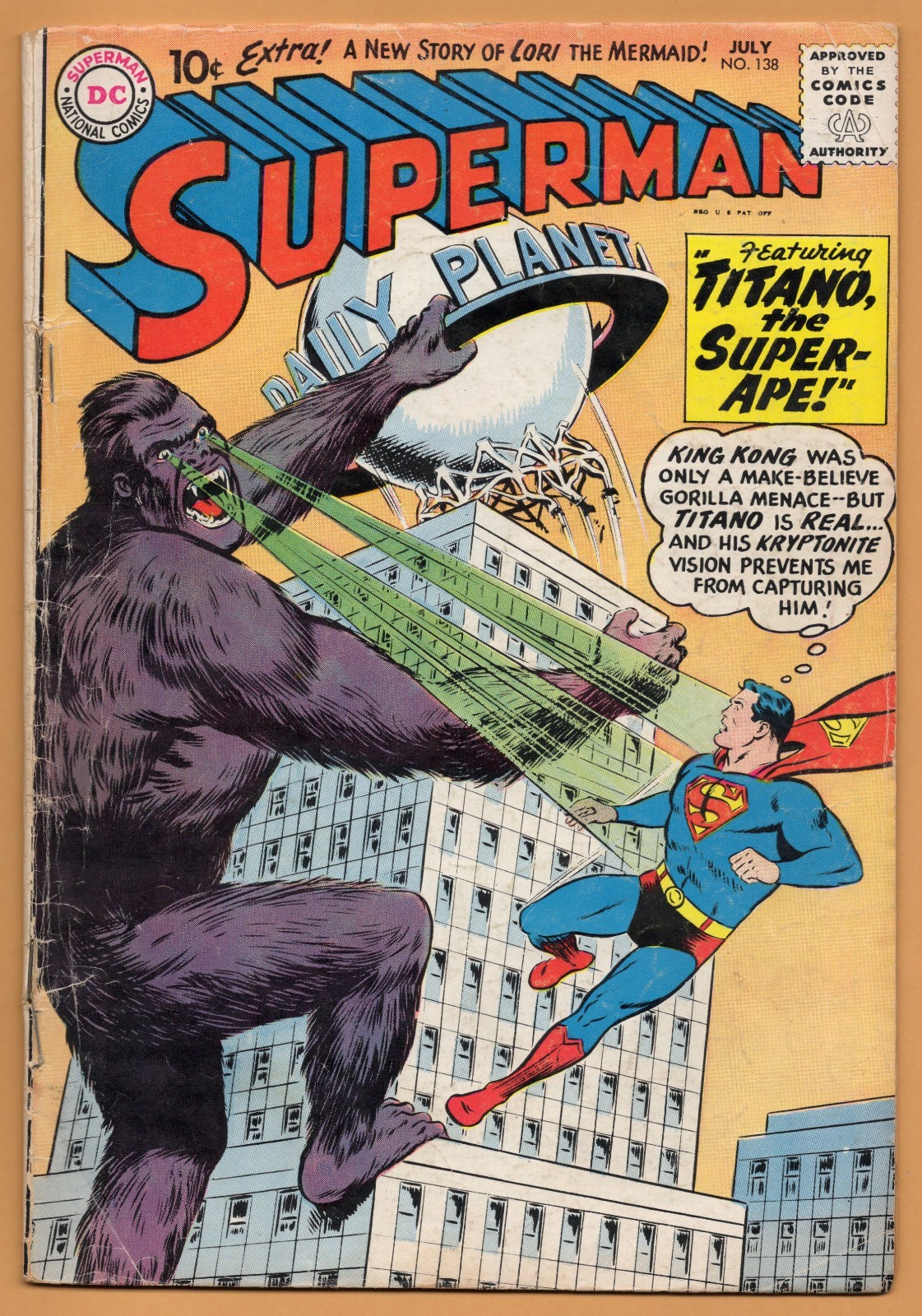SUPERMAN #138 3.5 VERY GOOD- TITANO