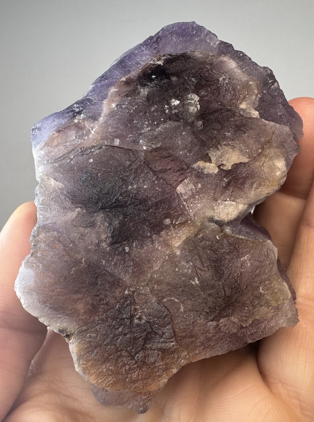 Hematite Red Cap Boreal Chevron Amethyst Auralite Crystal Cluster Canada