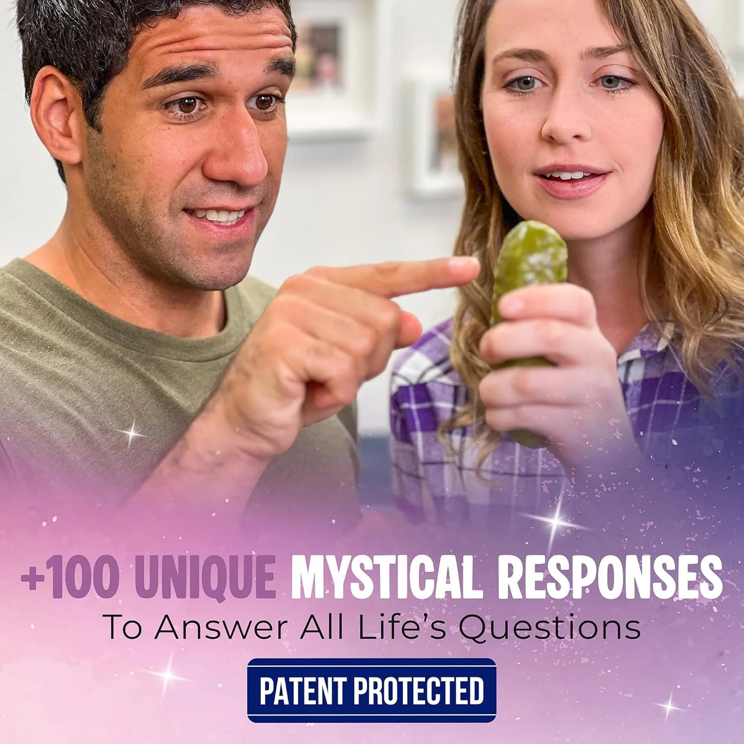 Mystic Pickle – Magic Fortune Teller with +100 Witty Responses – Unveiling The B