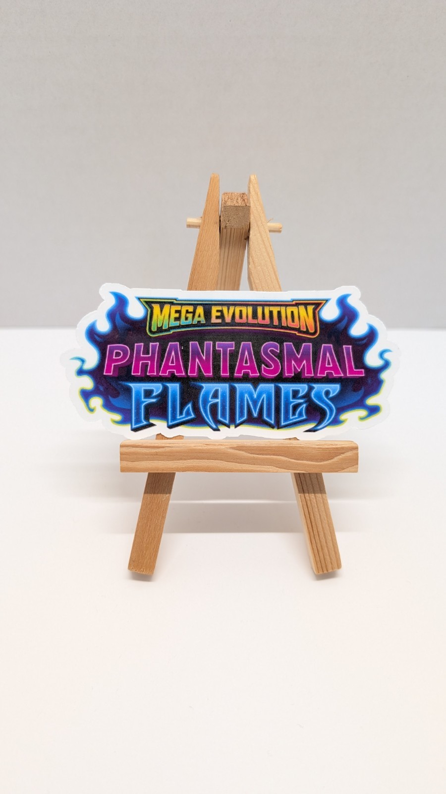 Pokémon TCG, Mega Evolution Phantasmal Flames Binder Sticker – 4′ X 1.75′