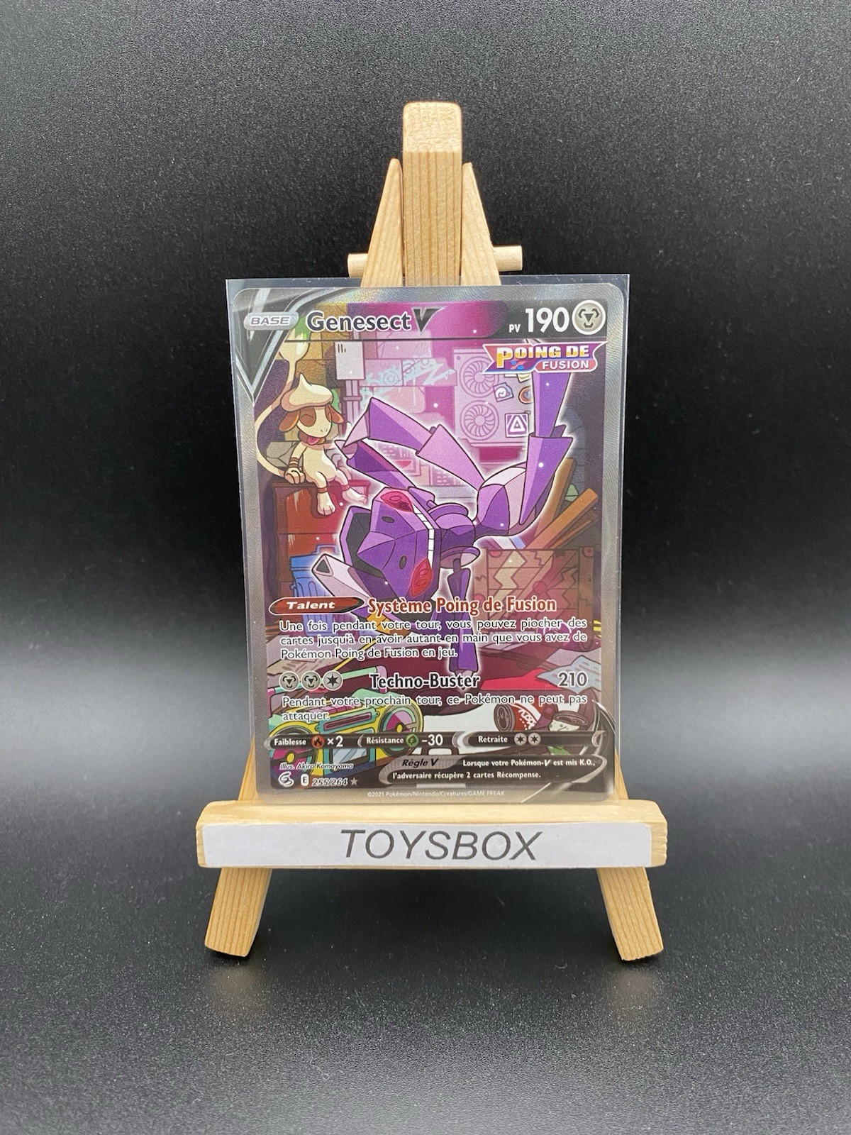 Pokemon Card Genesect V Alt 255/264/ Block EB Fusion Fists EB8 / NEW FR