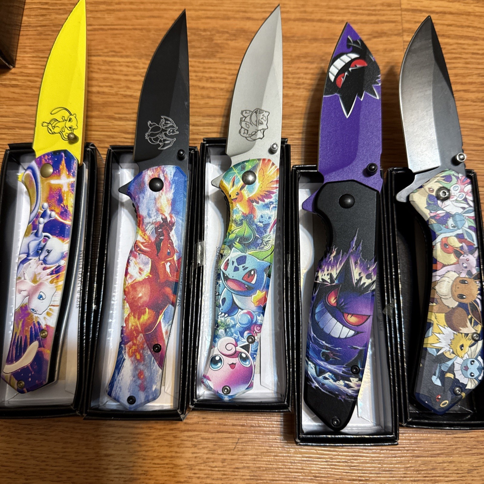 Pikachu Pokémon Yellow Spring Assisted Survival Pocket Knife9”