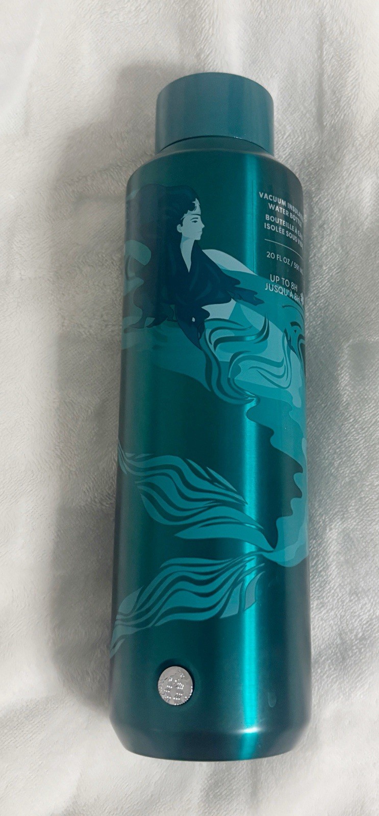 Starbucks, Green Mermaid Vacuum Insulated Water Bottle with Cap, 20 fl. oz.
