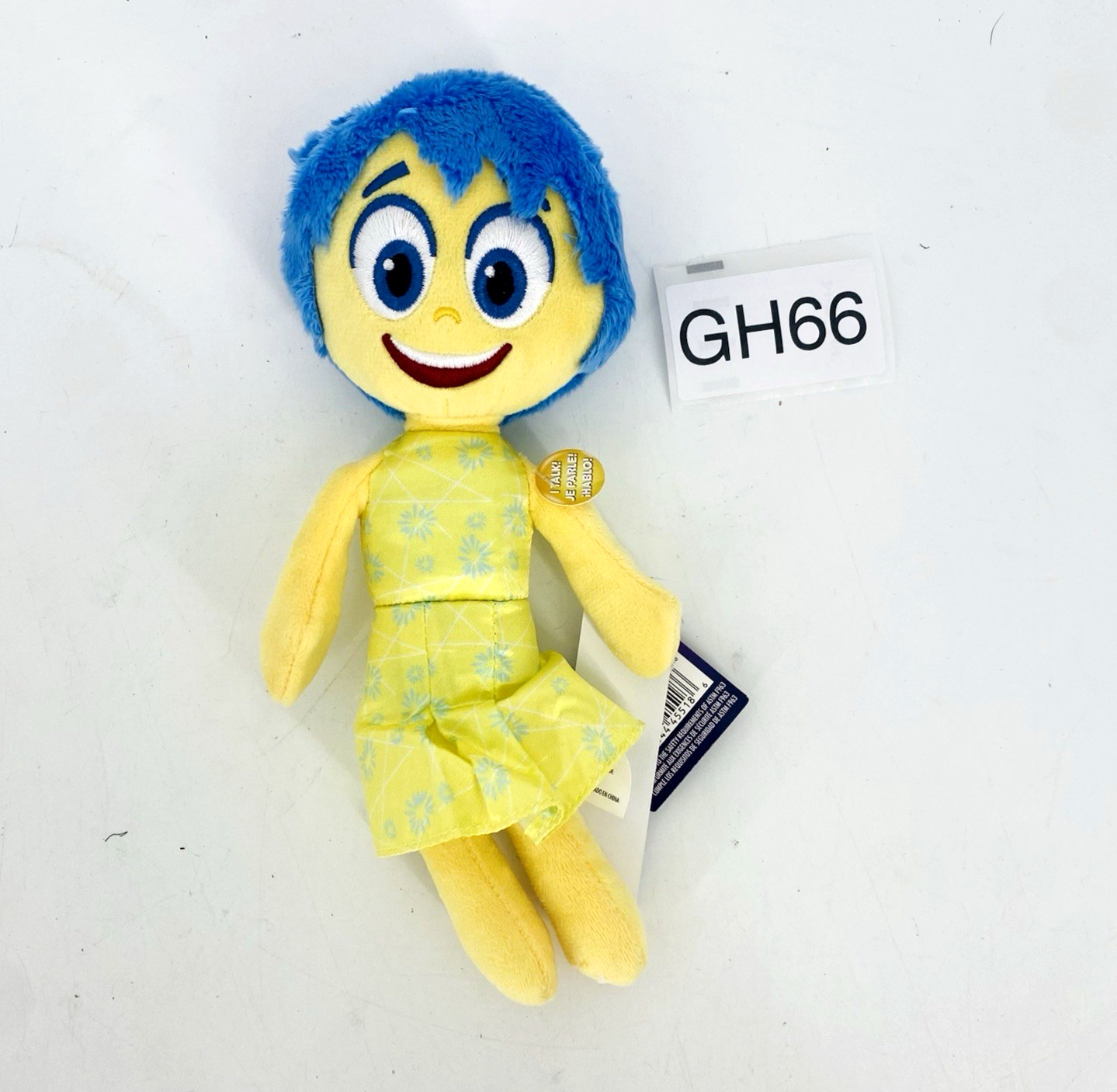 Inside Out 2 Joy Talking Plush Doll 9” Disney Pixar Small Stuffed Toy