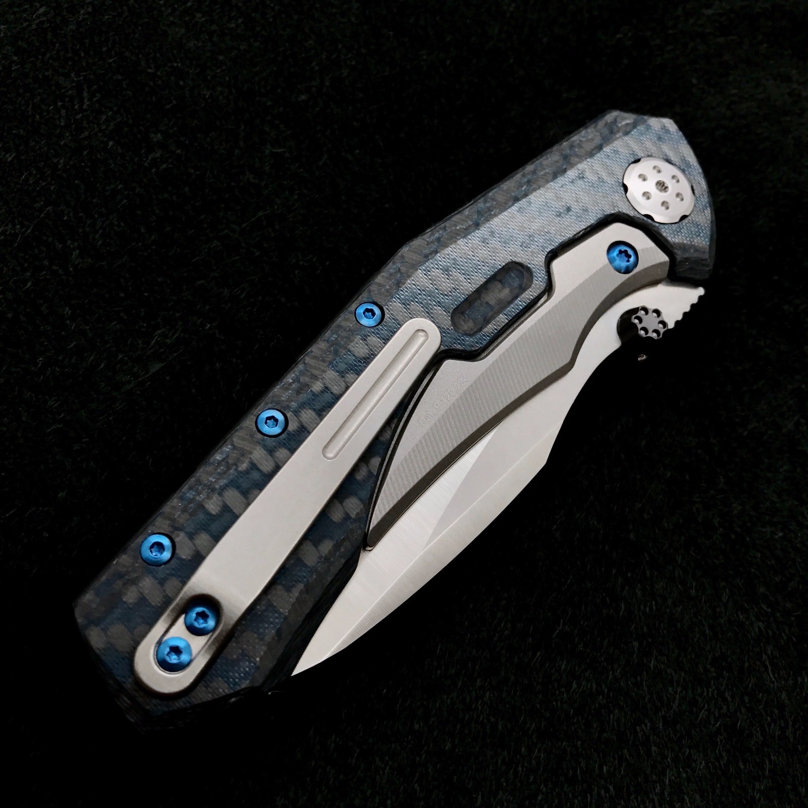 Blue Titanium [ Screw Set ] for Zero Tolerance 0850 Folder ZT0850 (NO KNIFE)