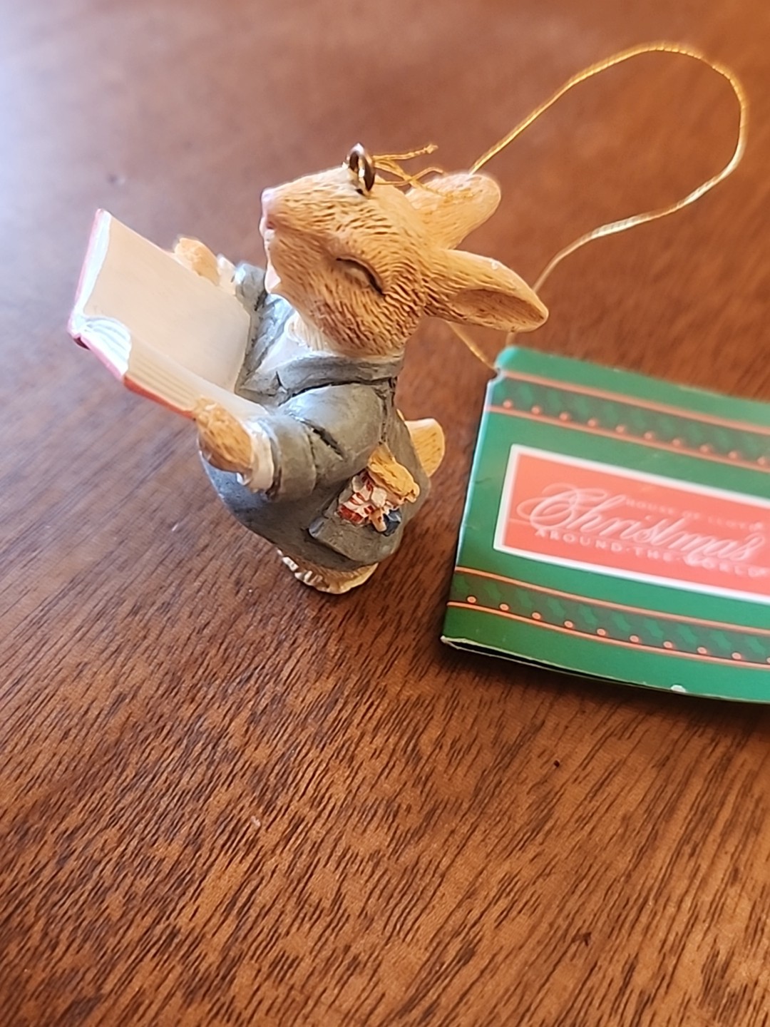 Jacob rabbit Christmas/Easter ornament