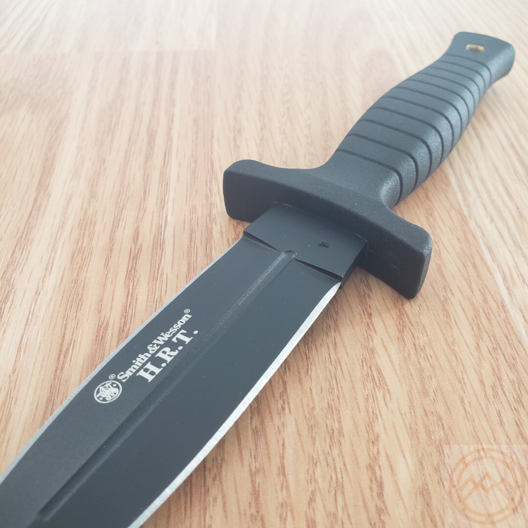 Smith & Wesson HRT Boot Fixed Knife 4.87″ Stainless Steel Blade Rubber Handle