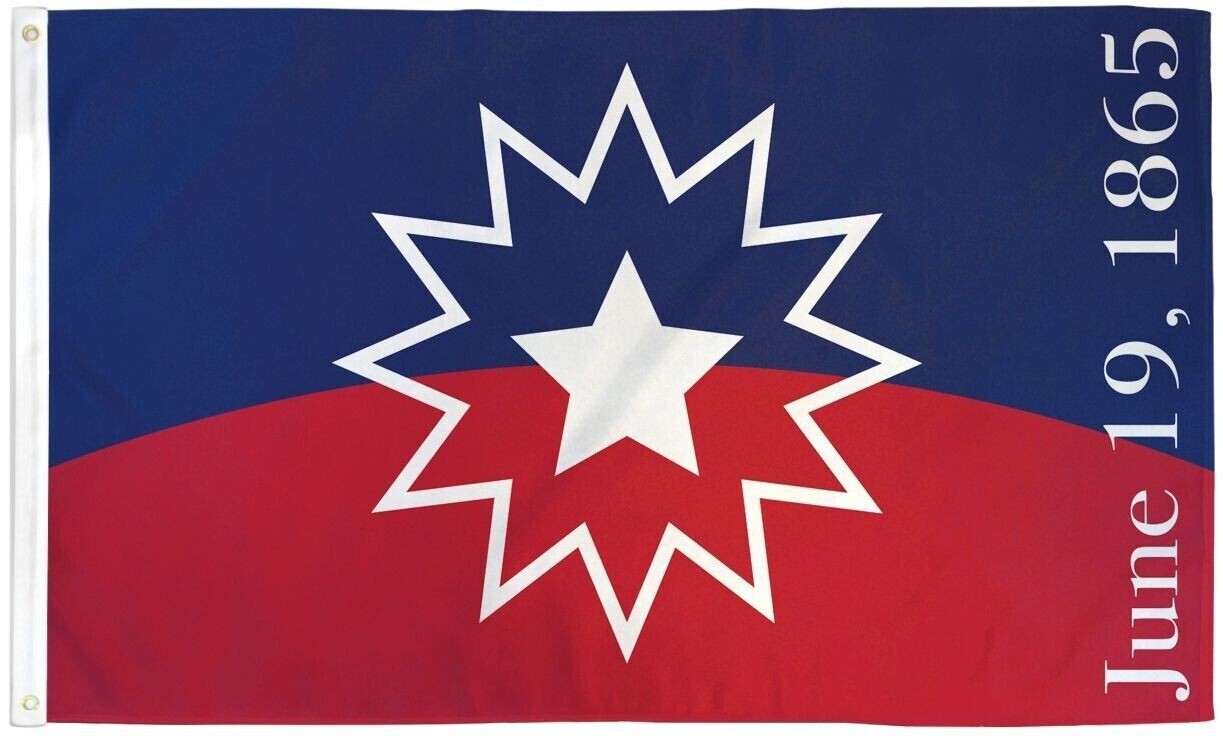 Juneteenth June 19th 1865 Flag 3×5 Ft Printed 100D Polyester Civil Rights