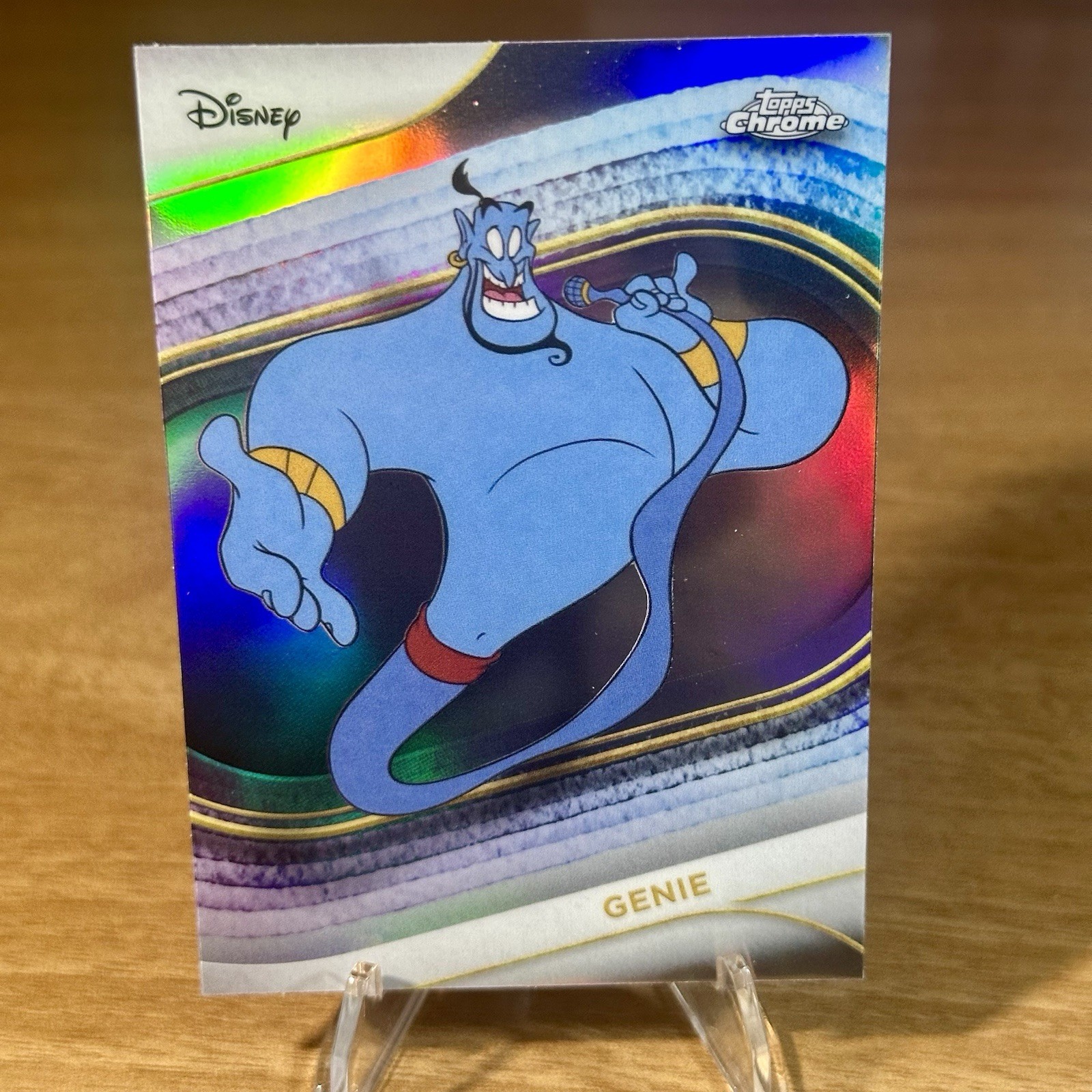 2025 Topps Chrome Disney Genie #183 Refractor Aladdin Abu Jafar Robin Williams