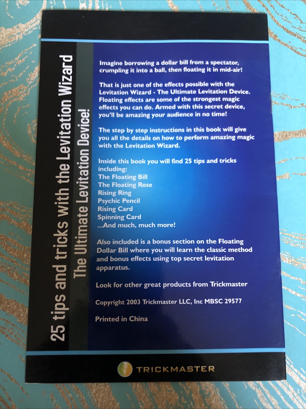 LEVITATION WIZARD 25 Magic Tips & Tricks – Book Only