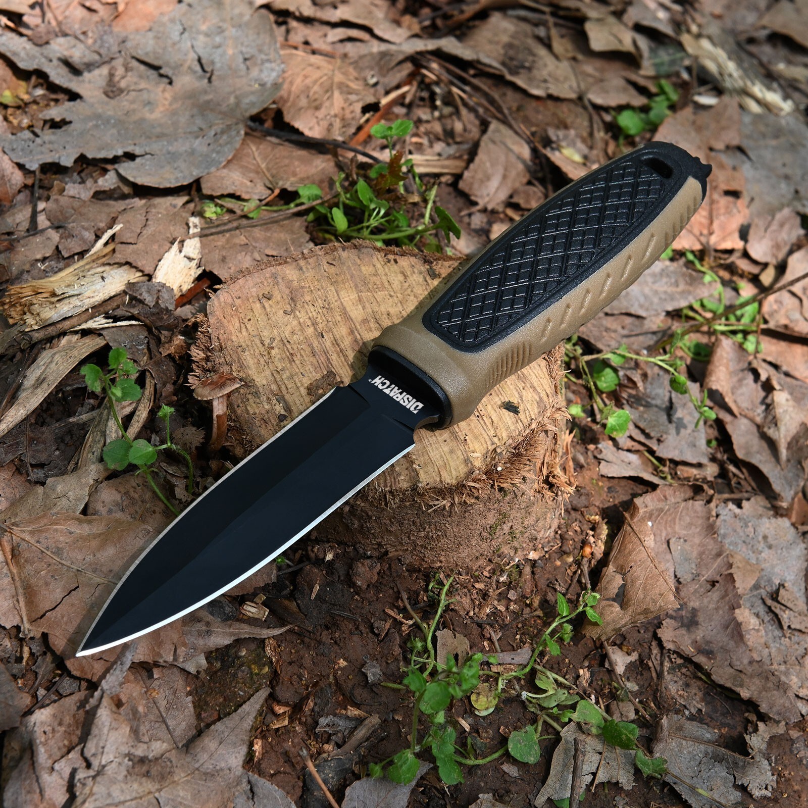 8.7″ Double Edge Blade Dagger Fixed Blade Knives with Sheath Self-Defense Knife
