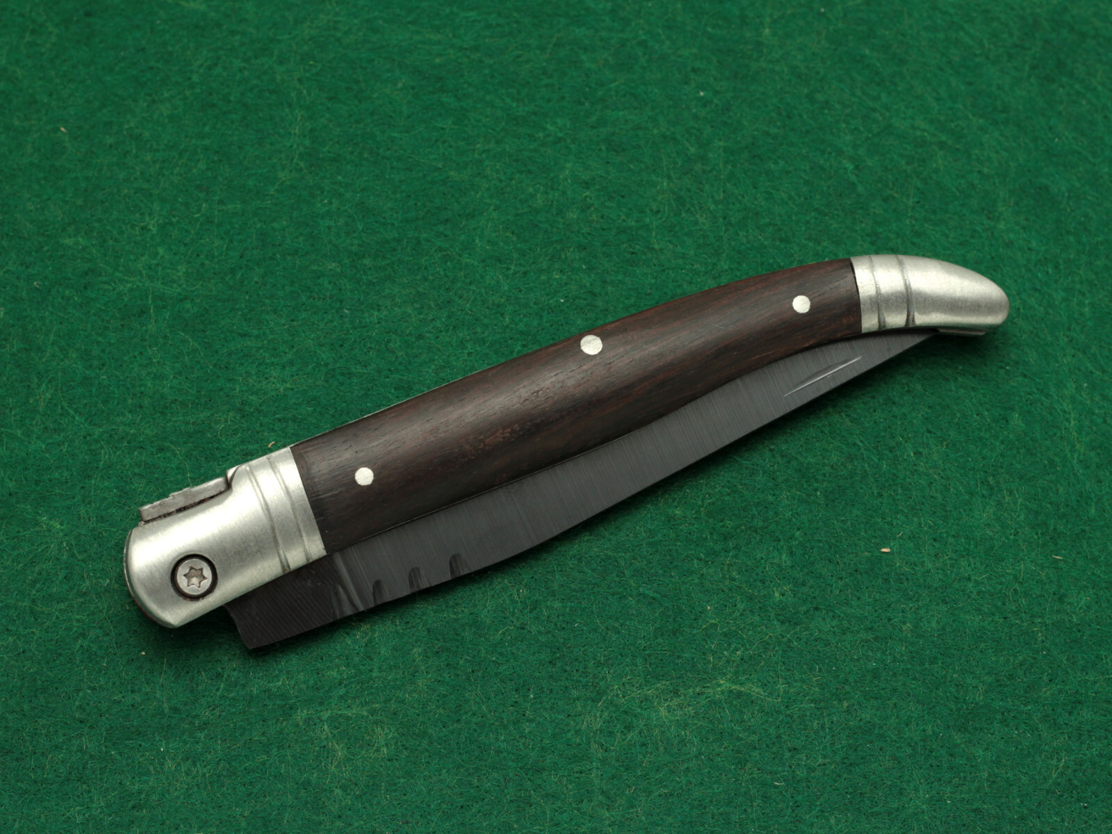 Black Ceramic Folding Slipjoint Knife • Gift Box • New Old Stock • Free Shipping