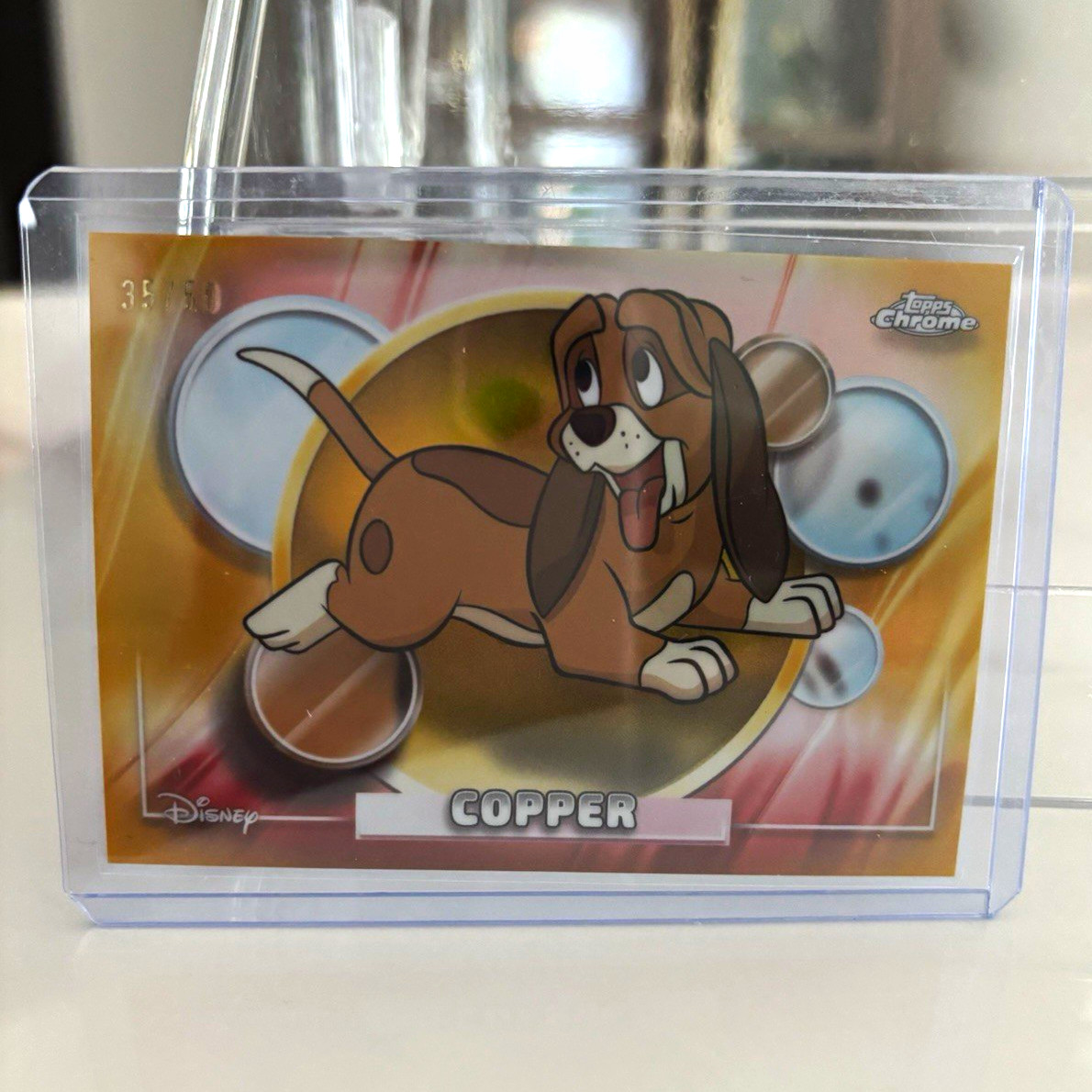 2026 Topps Chrome Disney Copper #46 Gold Serial #35/50