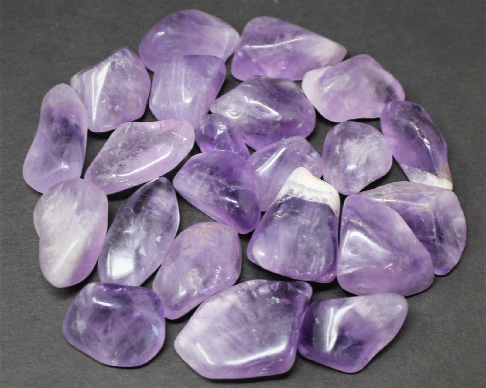 Tumbled Amethyst 1/2 lb Lot Crystal Healing Reiki Chakra Tumble Gemstone 8 oz