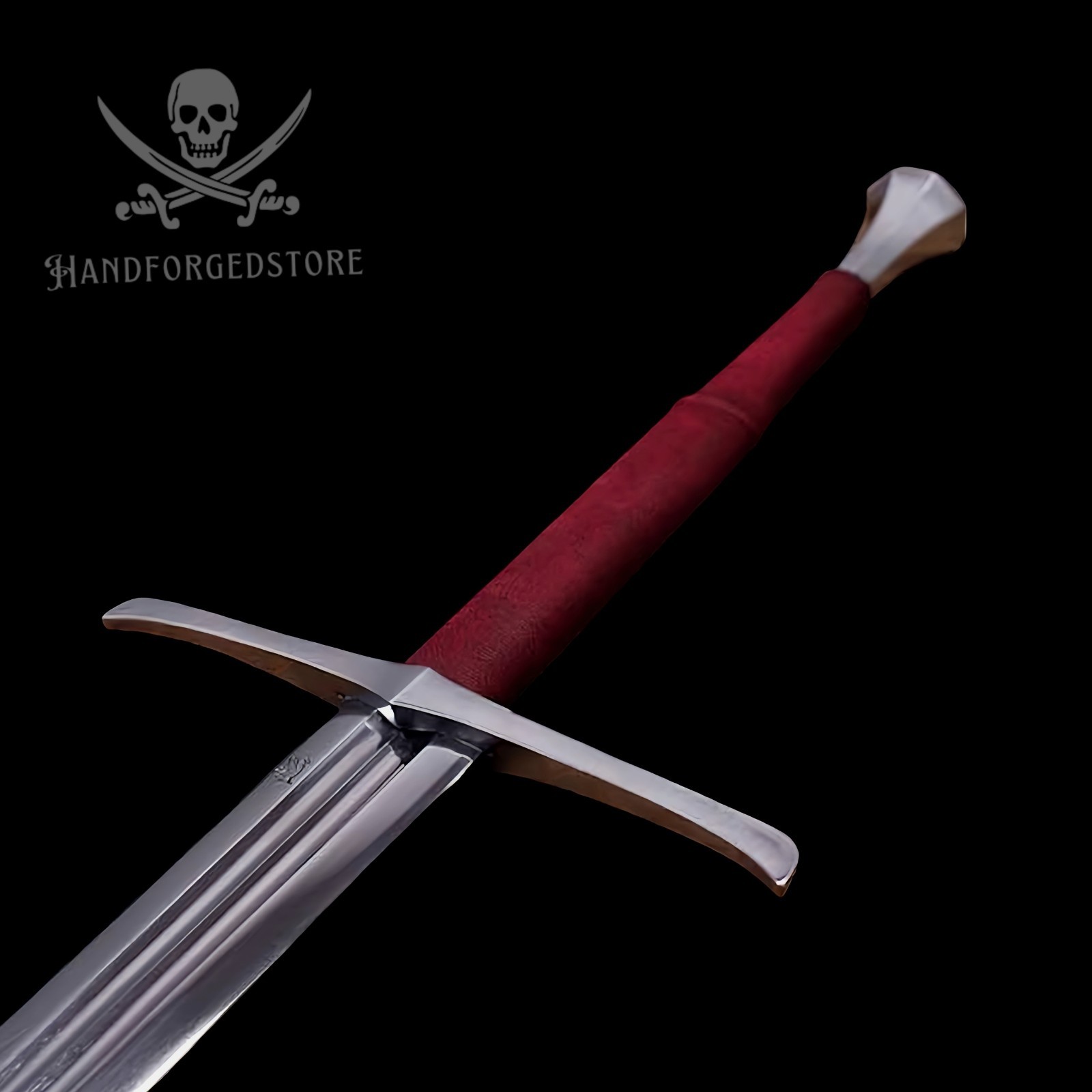Medieval Olbrecht German Longsword High Carbon Steel, two handed templar sword