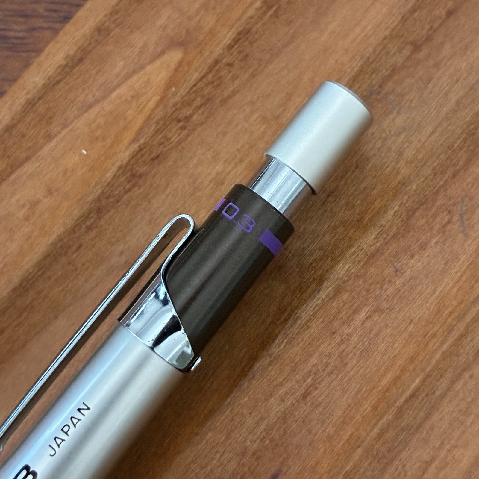 Pilot H-2083 Mechanical Drafting Pencil Wood Grip 0.3 MM Made in Japan
