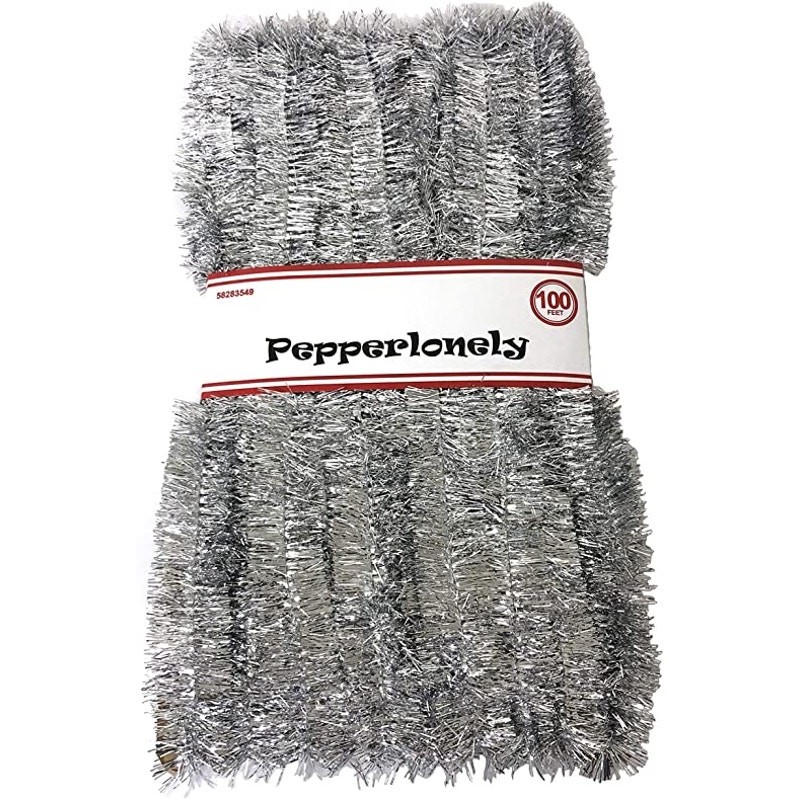 PEPPERLONELY 100 FT Length Christmas Garland Classic Christmas Decorations