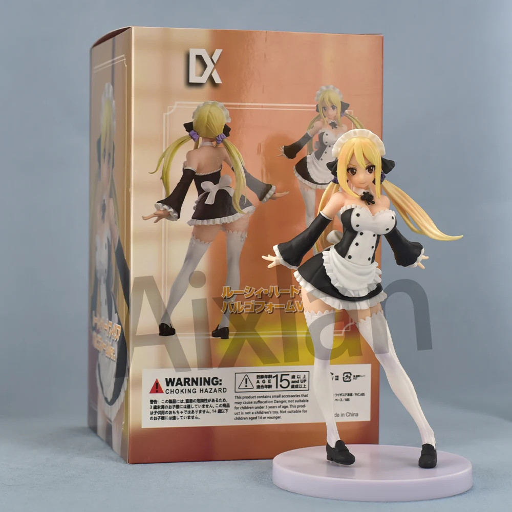 16CM Lucy Heartfilia Erza Scarlet Anime PVC Figure Collectible Birthday Gift