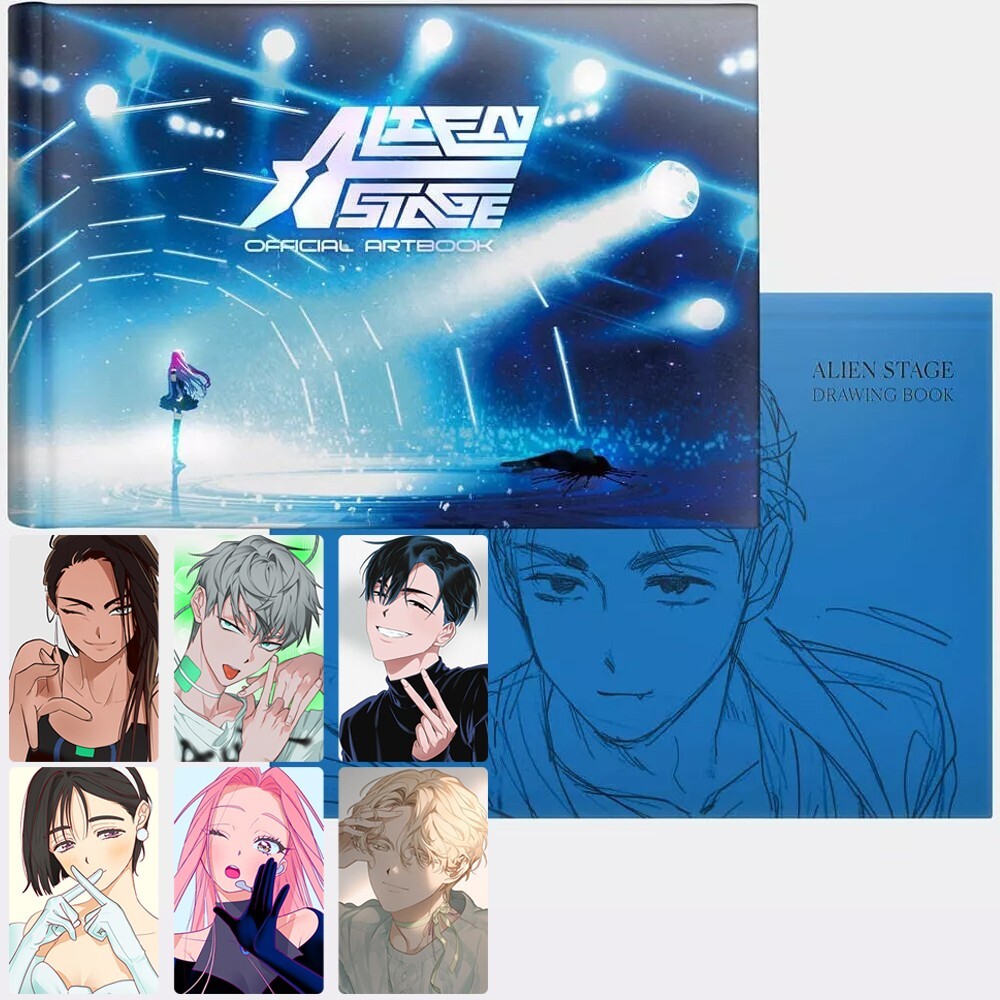 Alien Stage Official Artbook Special Edition Korean & 6 Photocard Idol Version