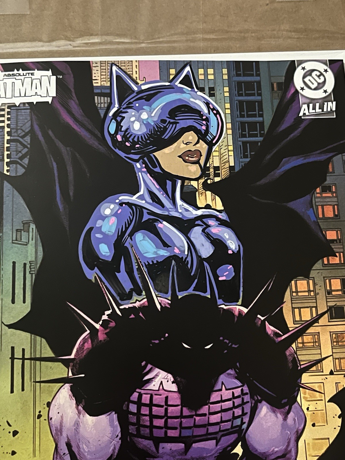 Absolute Batman #18 Absolute Catwoman Remark & Diamond Sig By Chad Hardin W/Coa