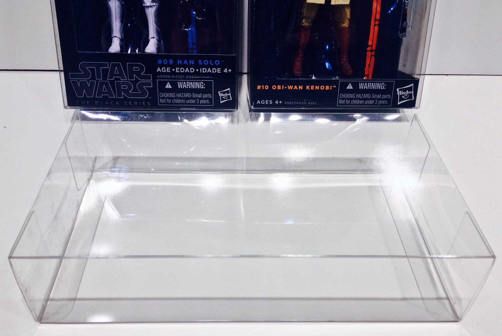 1 Box Protector For Star Wars Black Series 6″ Figures with Blue/Orange Stripes
